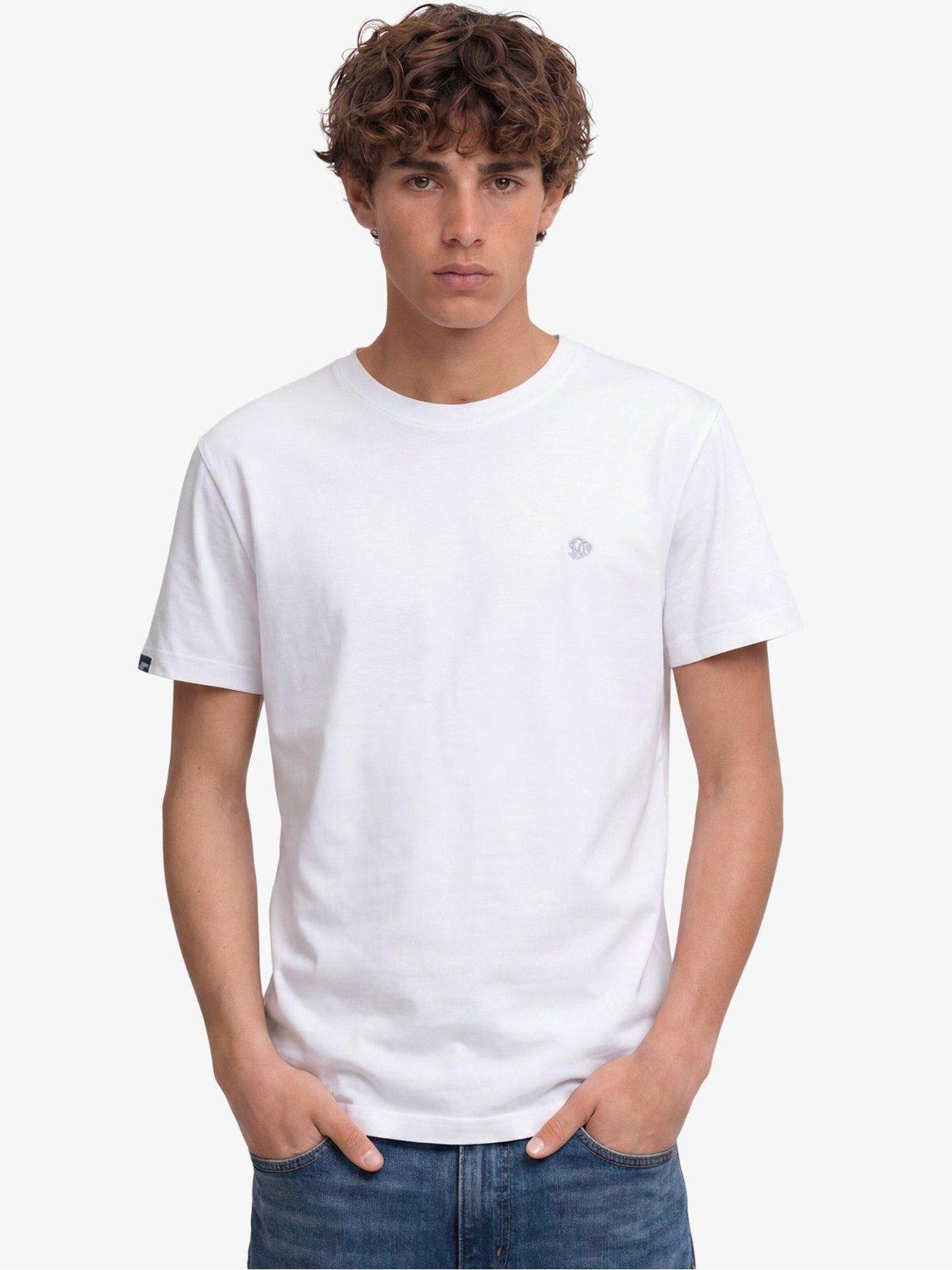Superdry Superdry Essential Sdco Logo Embroidered T-Shirt - Light Blue