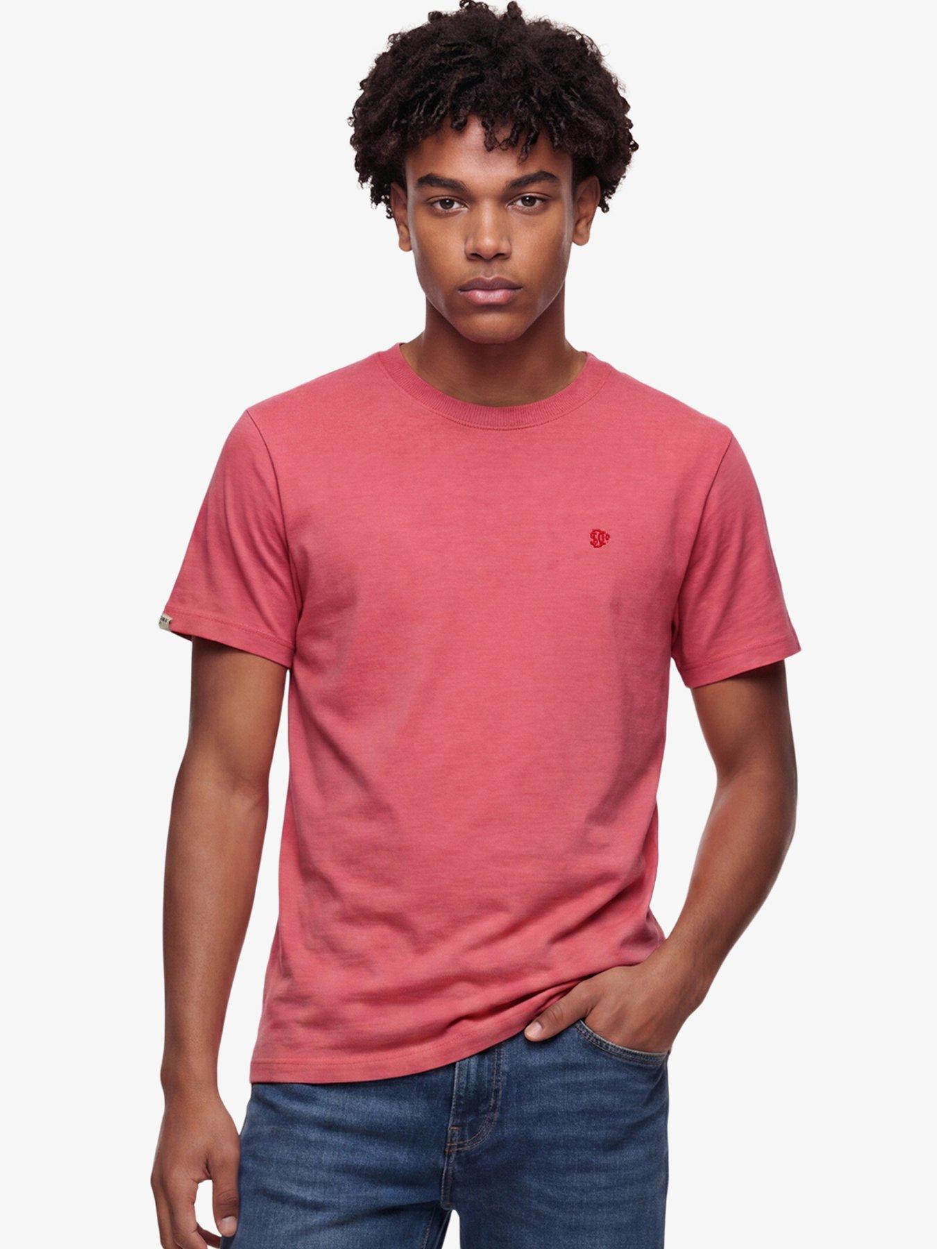 Superdry Superdry Essential Sdco Logo Embroidered T-Shirt - Pink