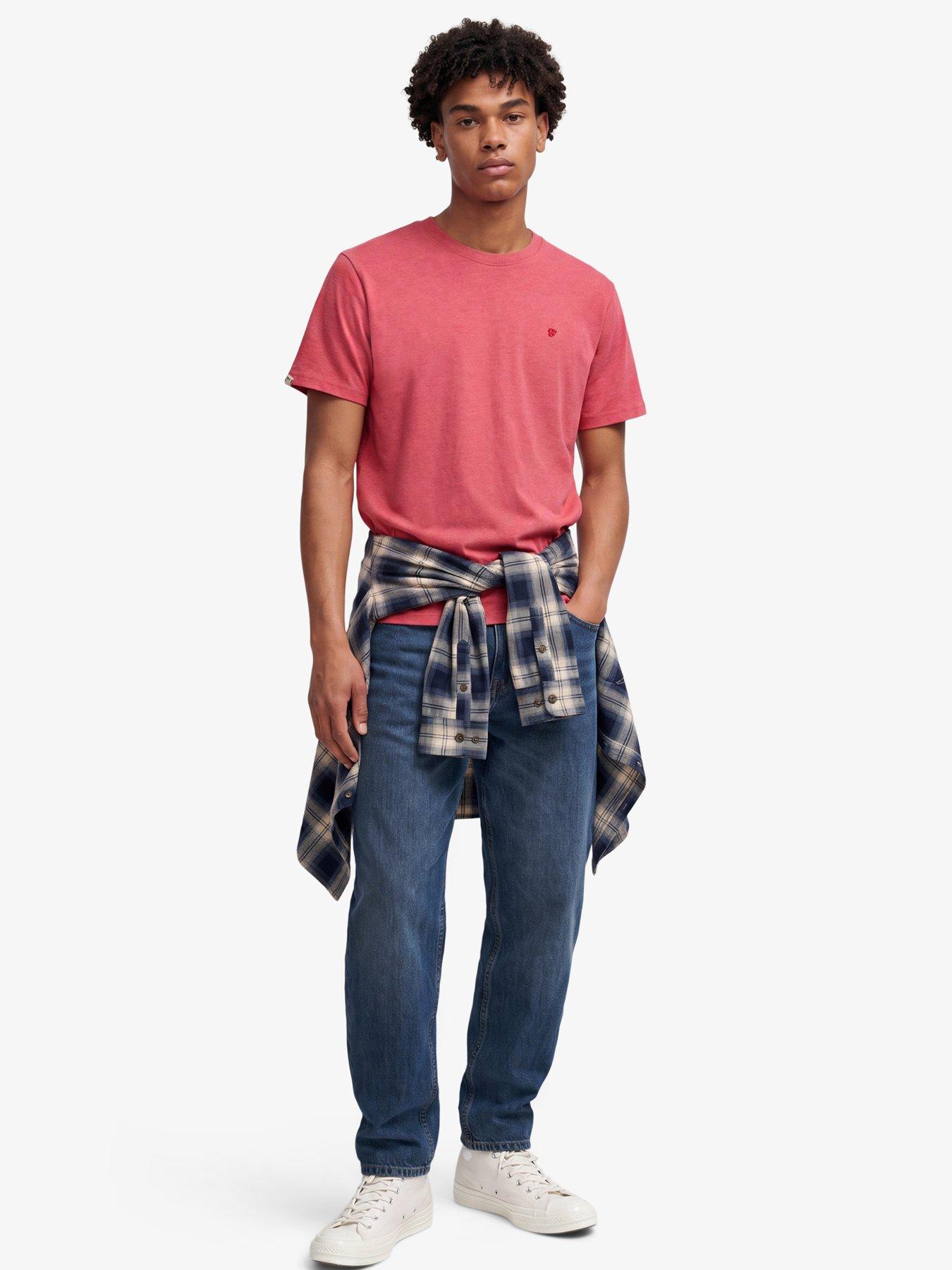 Image 2 of 5 of Superdry Superdry Essential Sdco Logo Embroidered T-Shirt - Pink