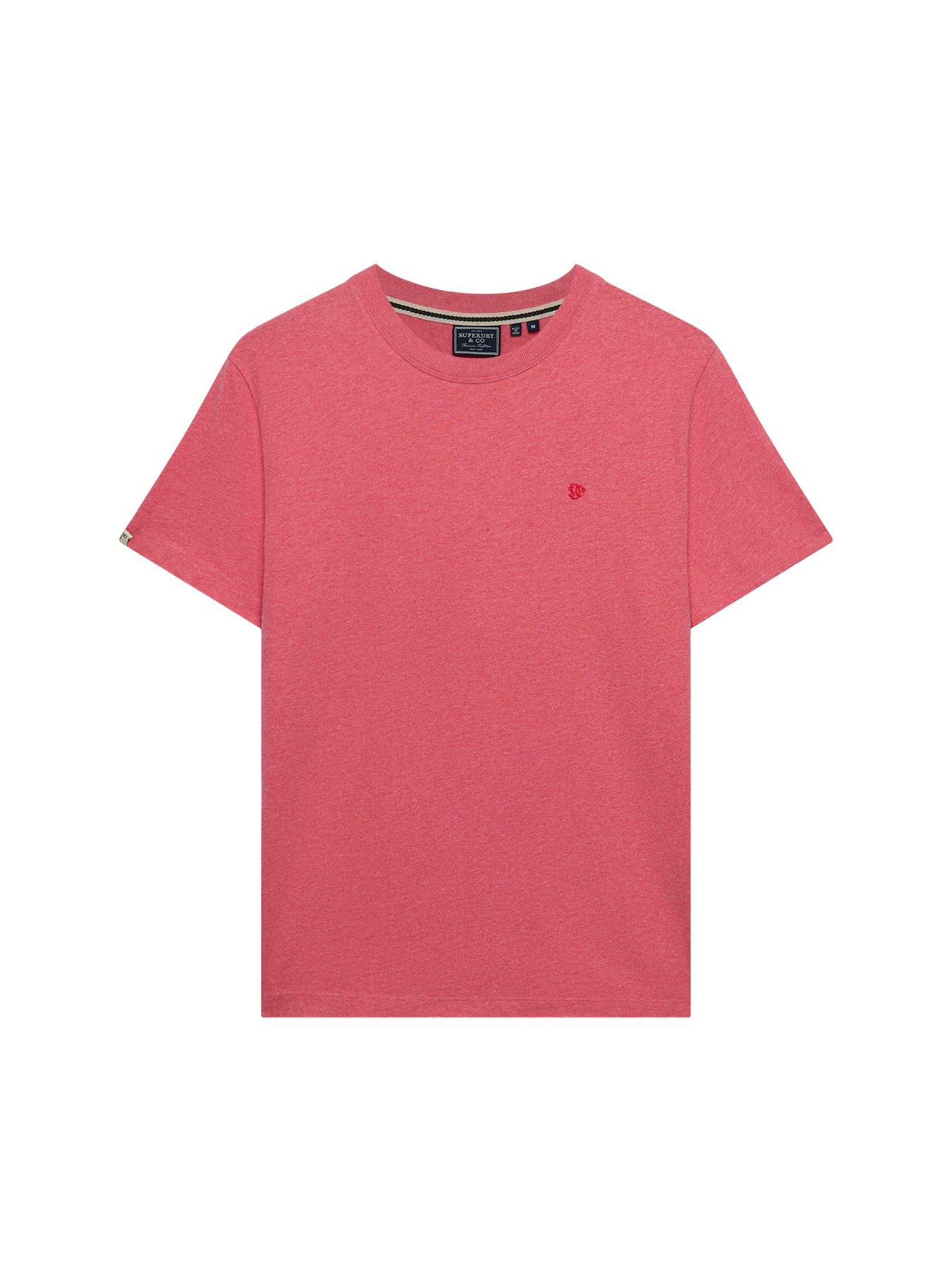 Image 5 of 5 of Superdry Superdry Essential Sdco Logo Embroidered T-Shirt - Pink