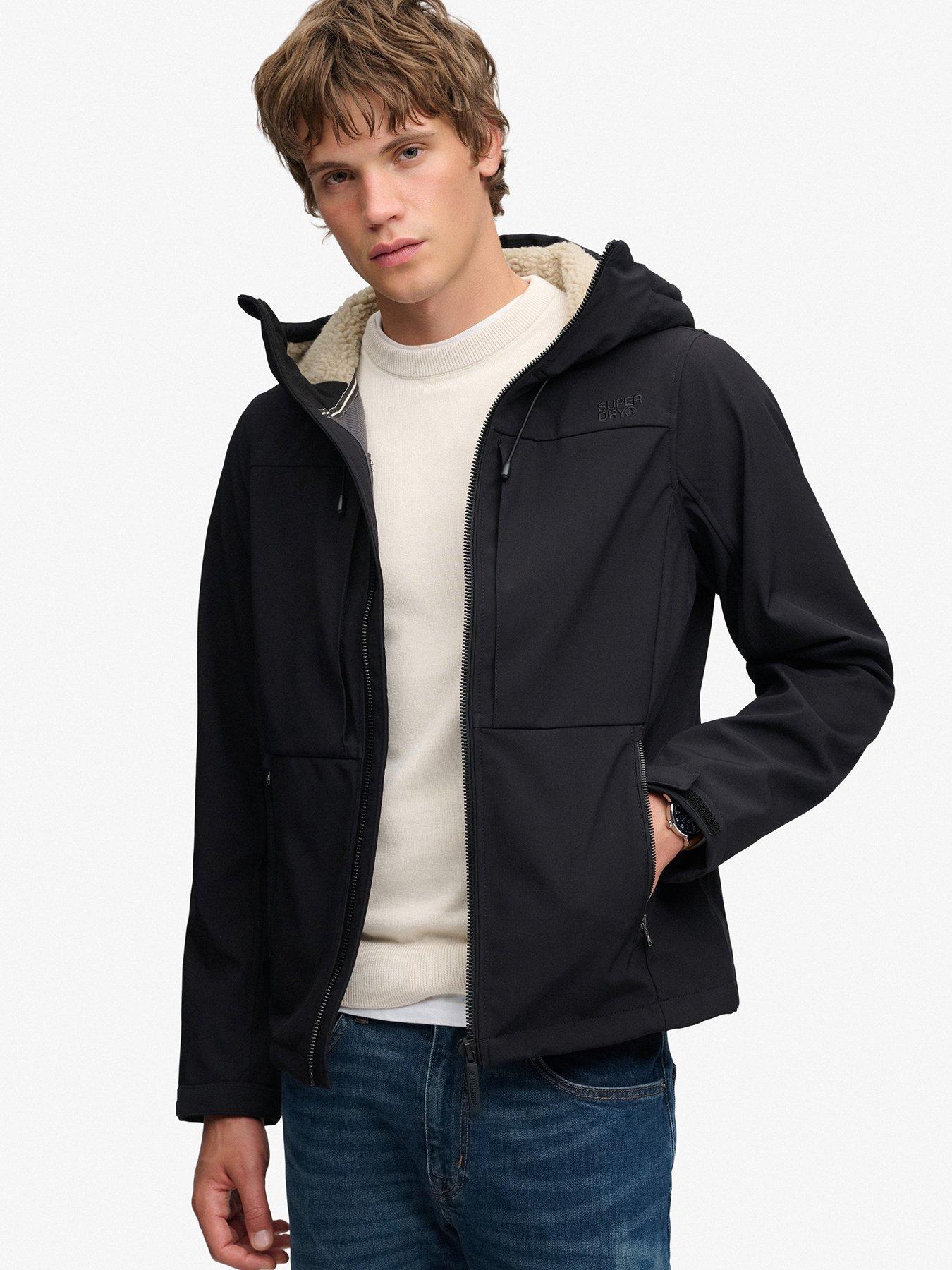Superdry Hood Borg Trekker Jacket - Black