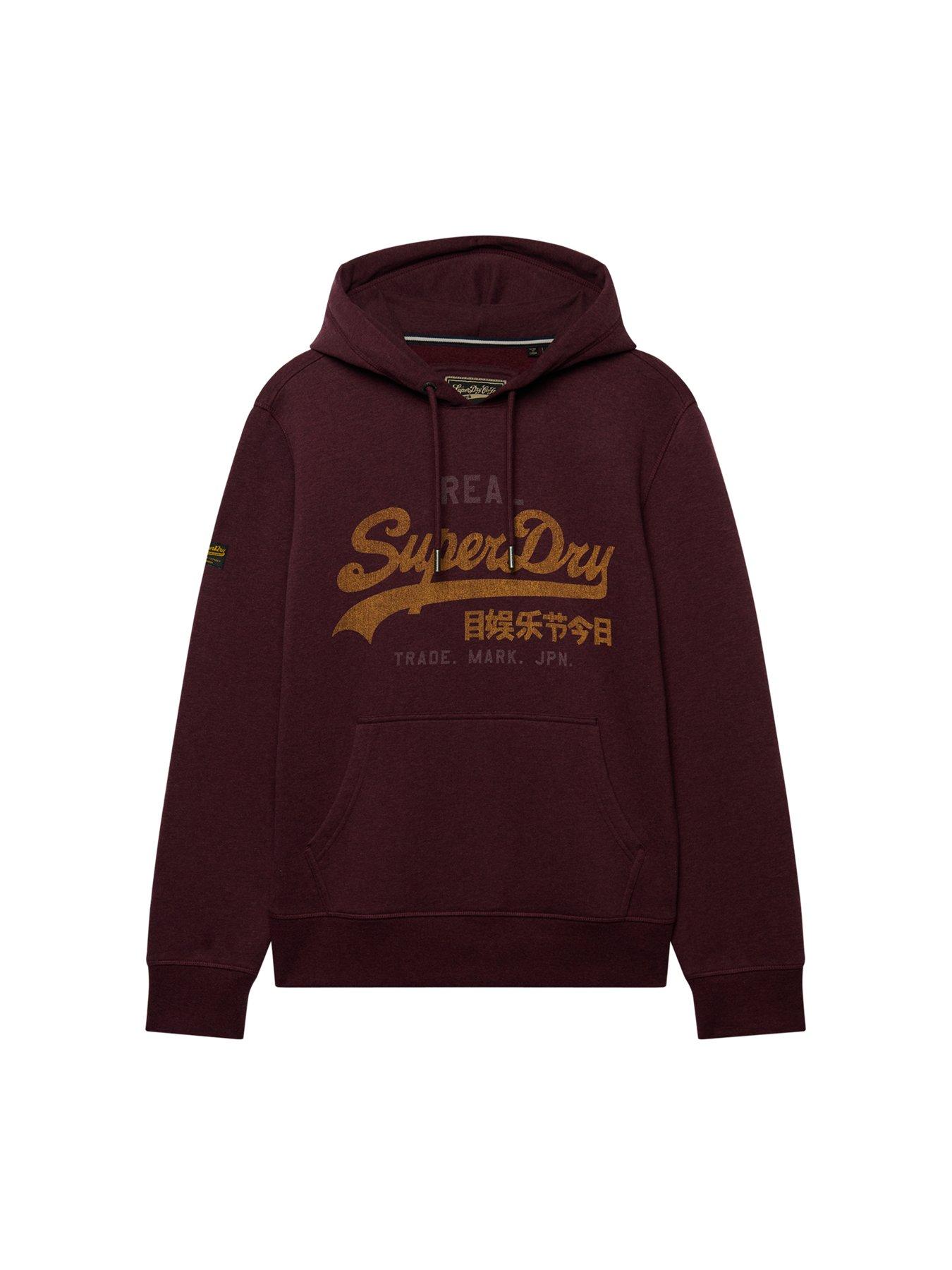 Image 5 of 6 of Superdry Vl Heritage Relaxed Fit Graphic Hoodie - Red
