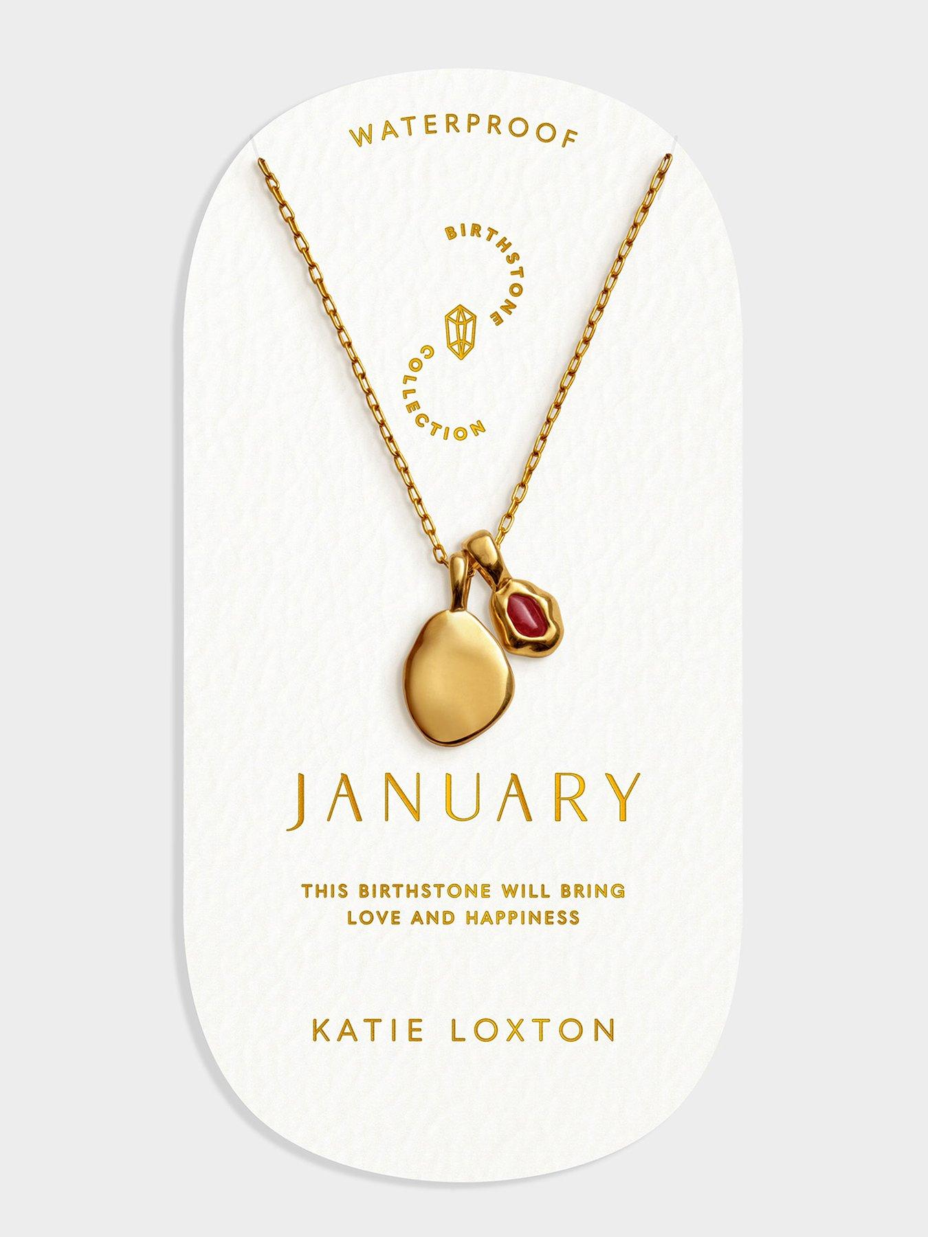 Katie Loxton Birthstone Necklace (Jan To Dec) - May