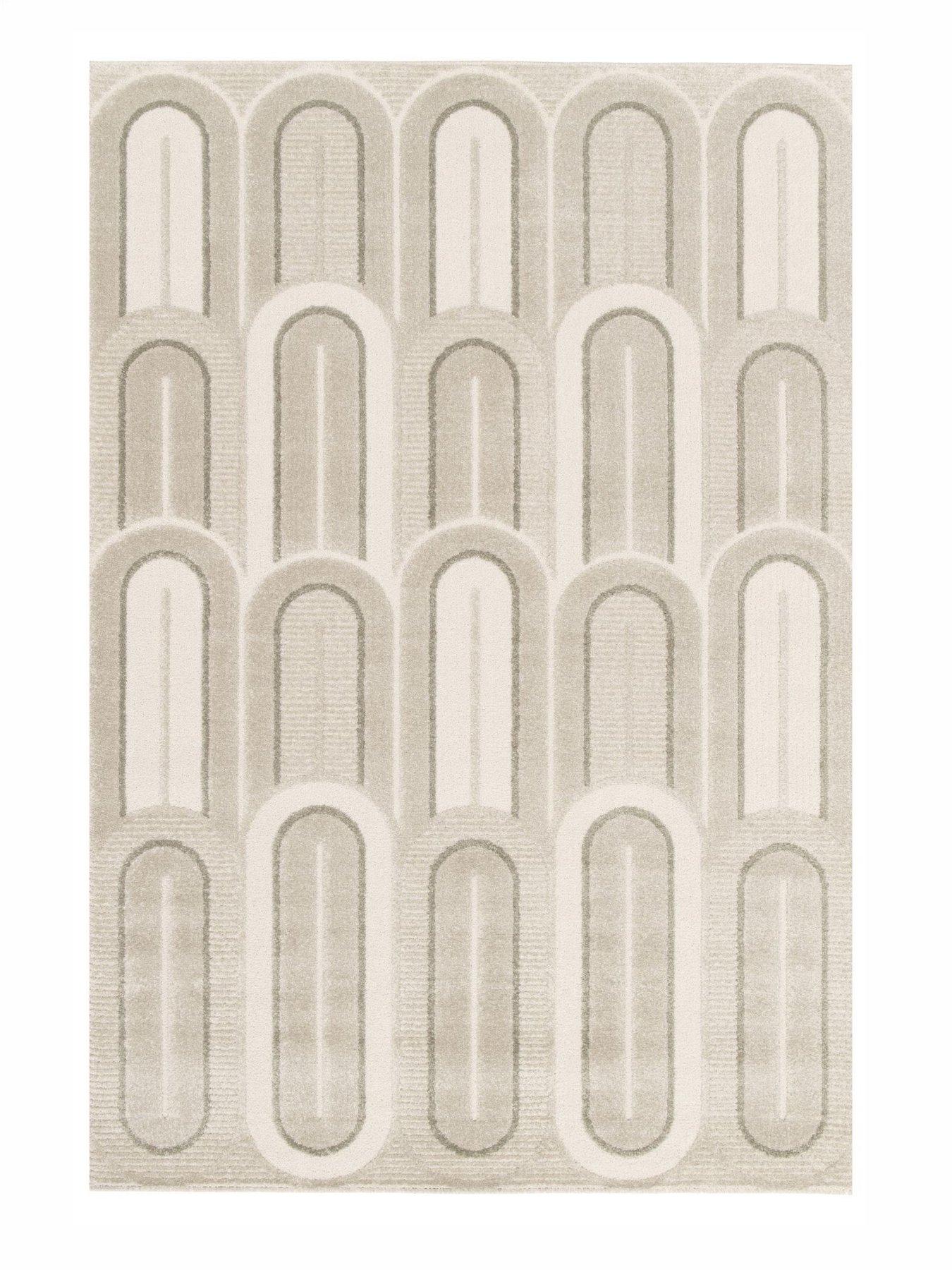Image 1 of 3 of The Very Collection Milan Arches Natural Rug