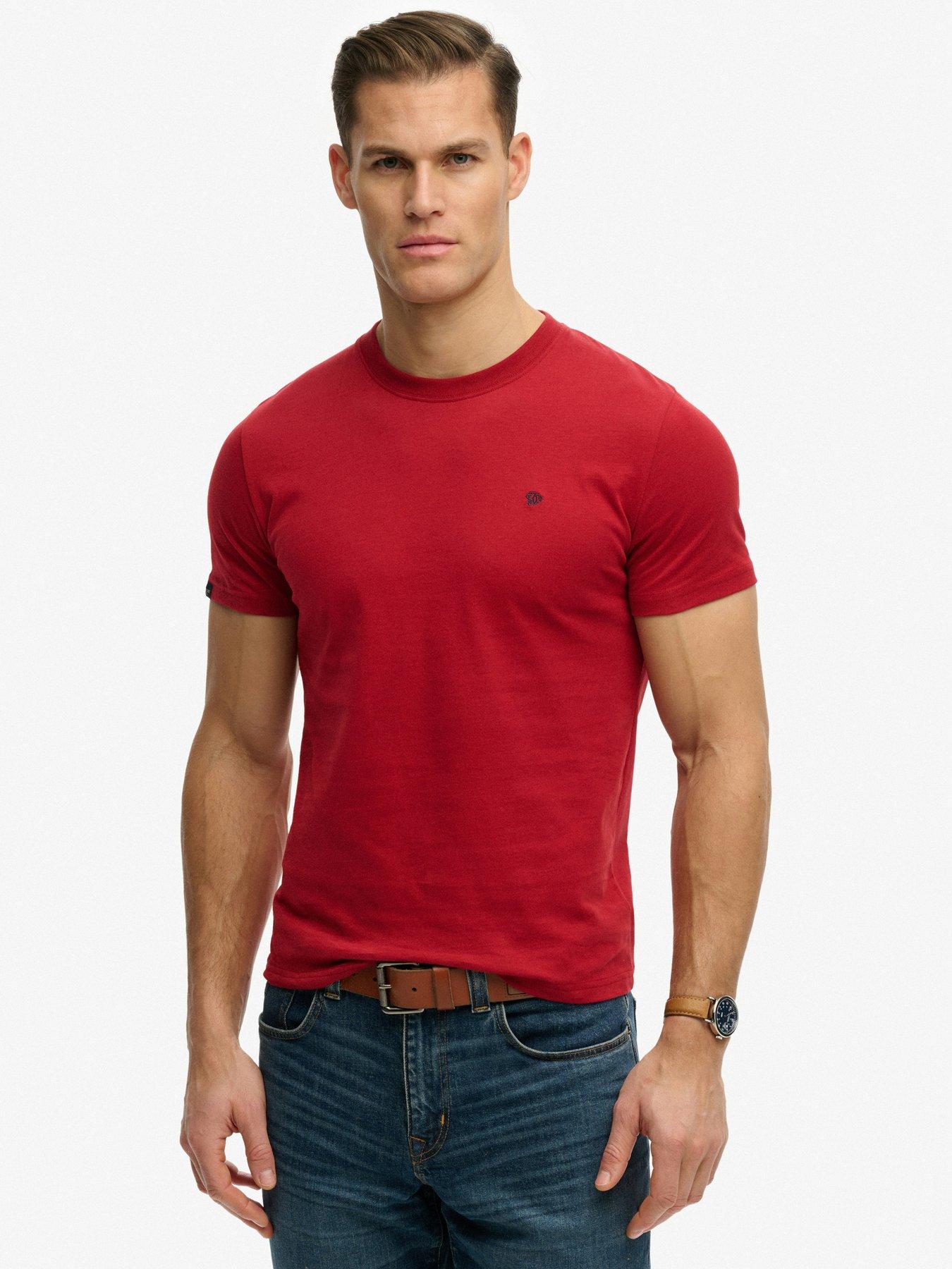 Superdry Superdry Essential Sdco Logo Embroidered T-Shirt - Red