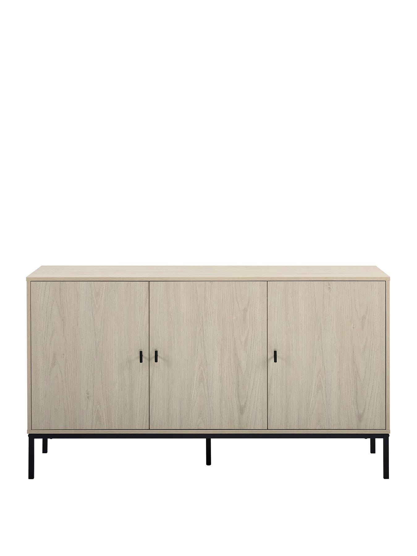 Image 2 of 7 of Dusk Willow Large Sideboard - Light Wood