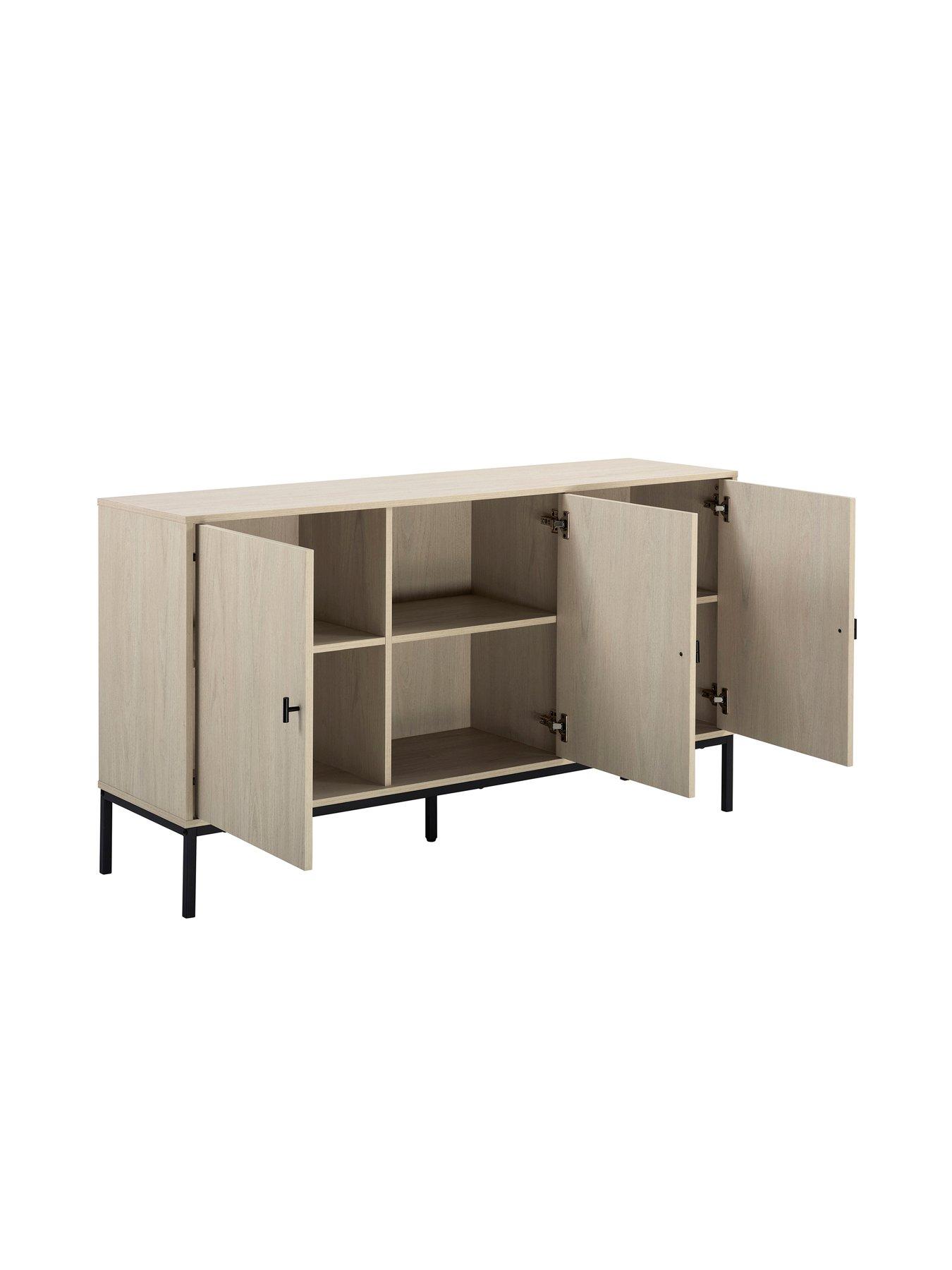 Image 5 of 7 of Dusk Willow Large Sideboard - Light Wood