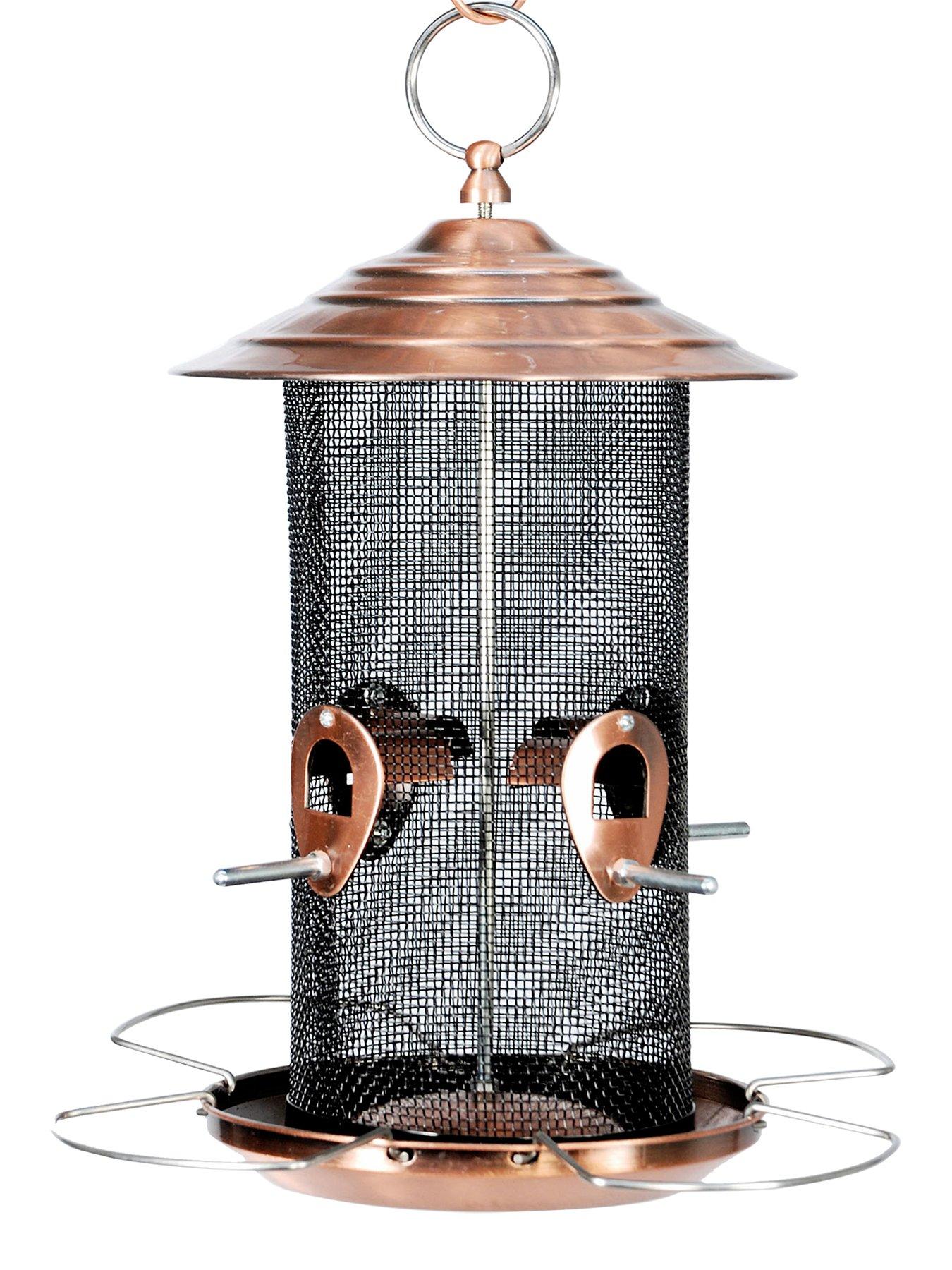 Image 4 of 4 of Panacea Brushed Copper Mixed Seed Feeder