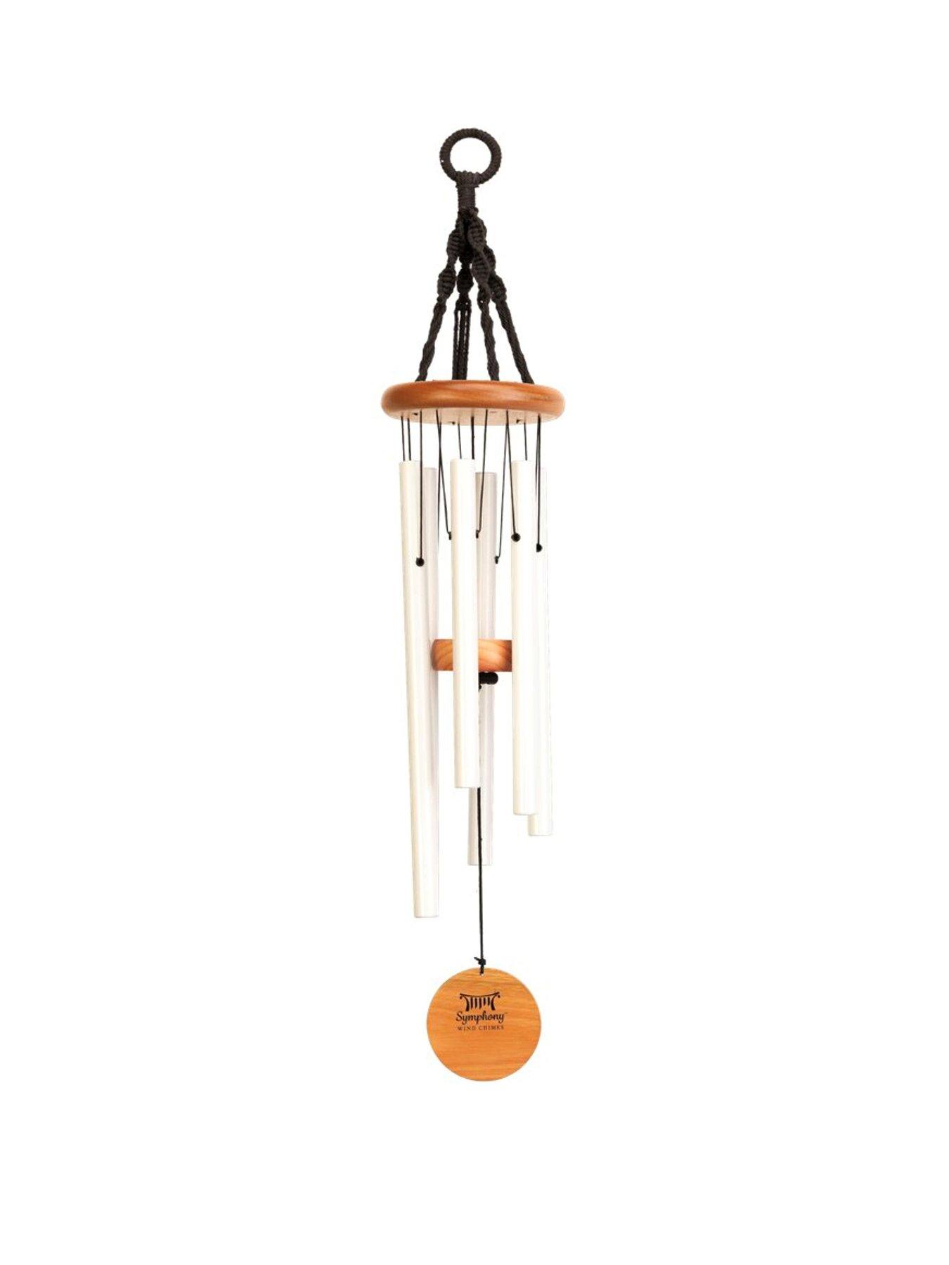 Image 2 of 2 of Panacea 61cm Nordic Habitat Wind Chime- Matte White