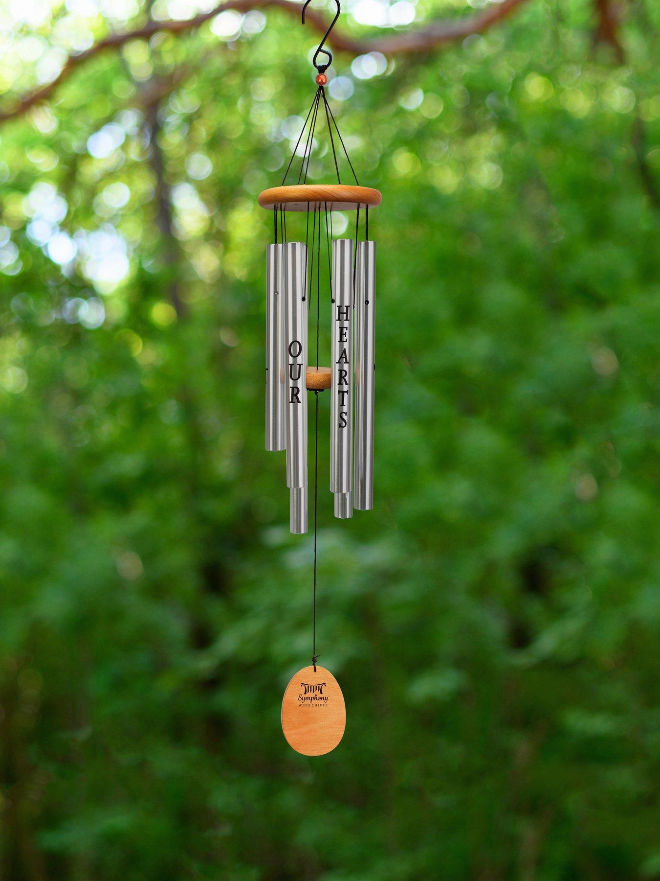 Image 1 of 3 of Panacea 91cm Memorial Wind Chime, "Always in our Hearts"