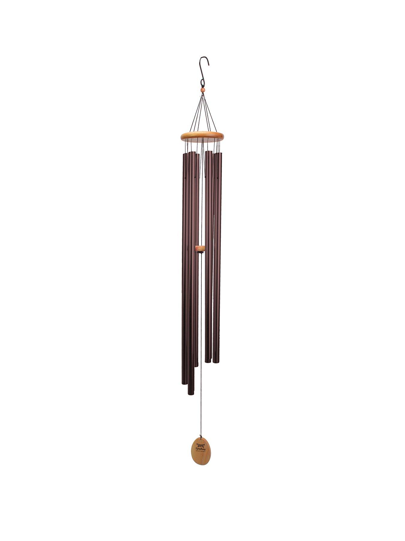 Image 2 of 2 of Panacea 145cm Wood & Aluminum Wind Chime- Bronze