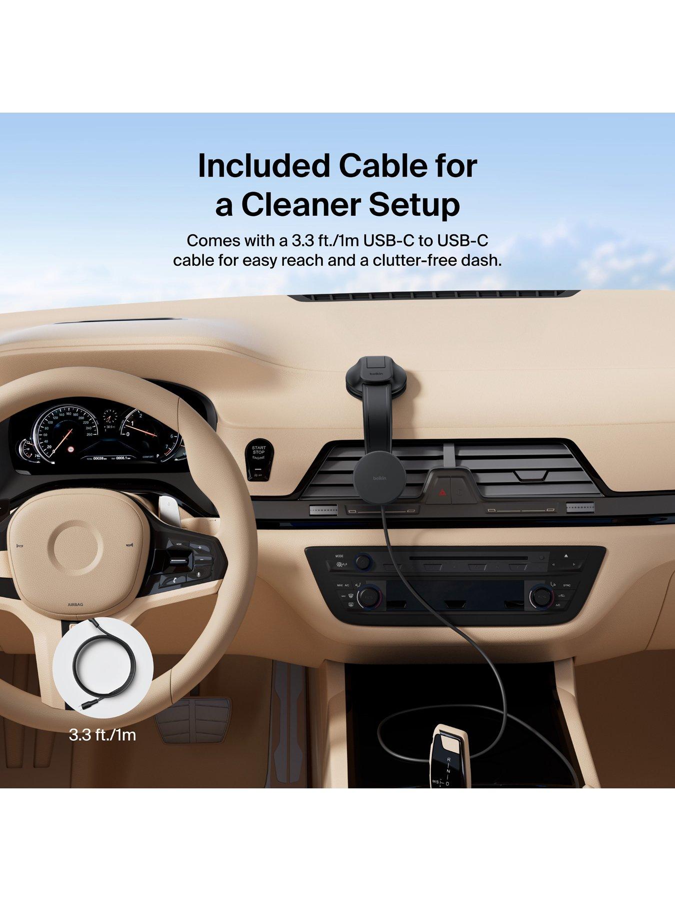 Image 6 of 6 of Belkin 15W Qi2 MagSafe Compatible Dash &amp; Vent Mount Charger