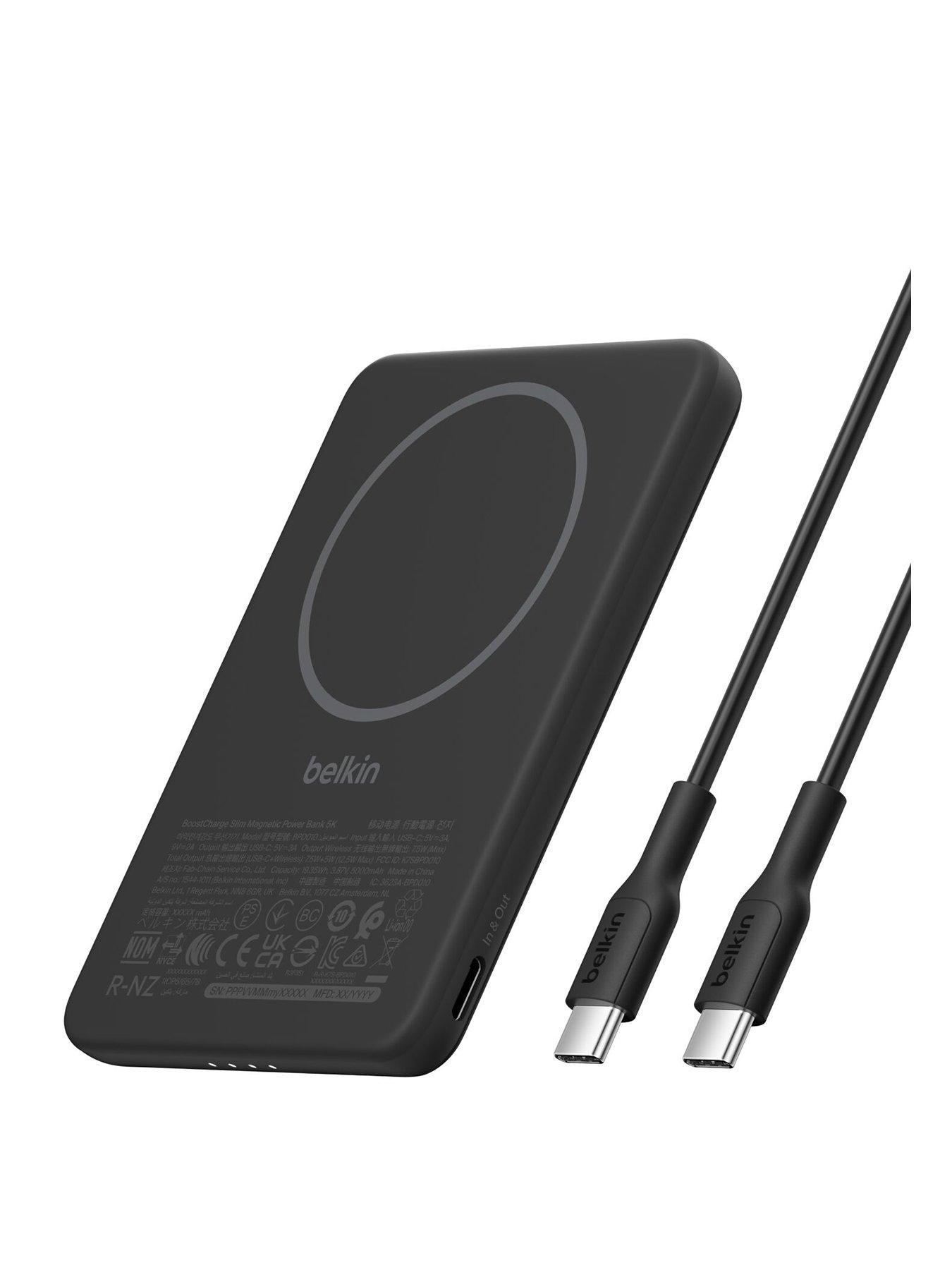 Belkin 5,000mAh Slimline MagSafe Compatible Portable Power Bank