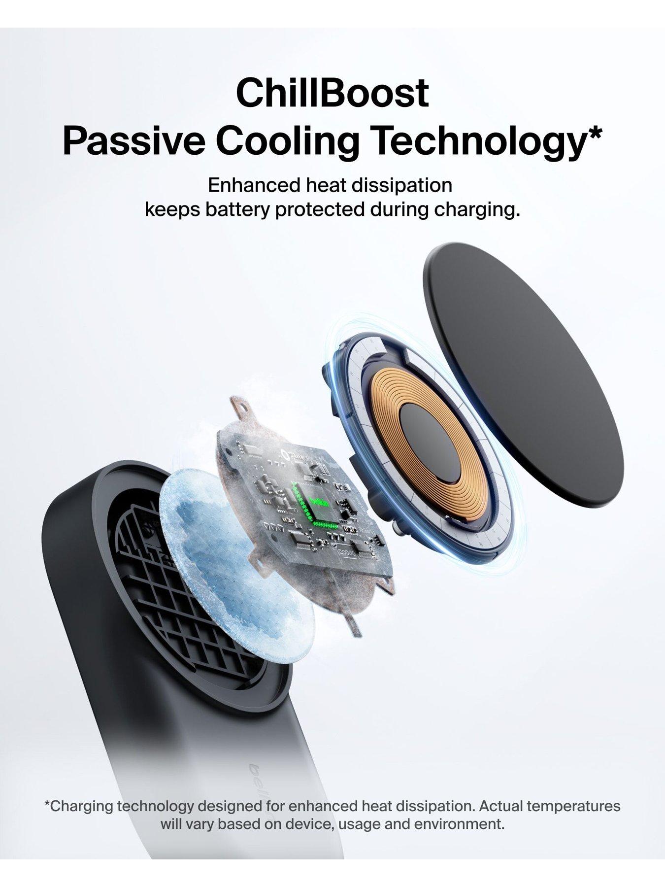 Image 4 of 5 of Belkin 25W Qi2 2 in 1 Folding Wireless Charger Stand