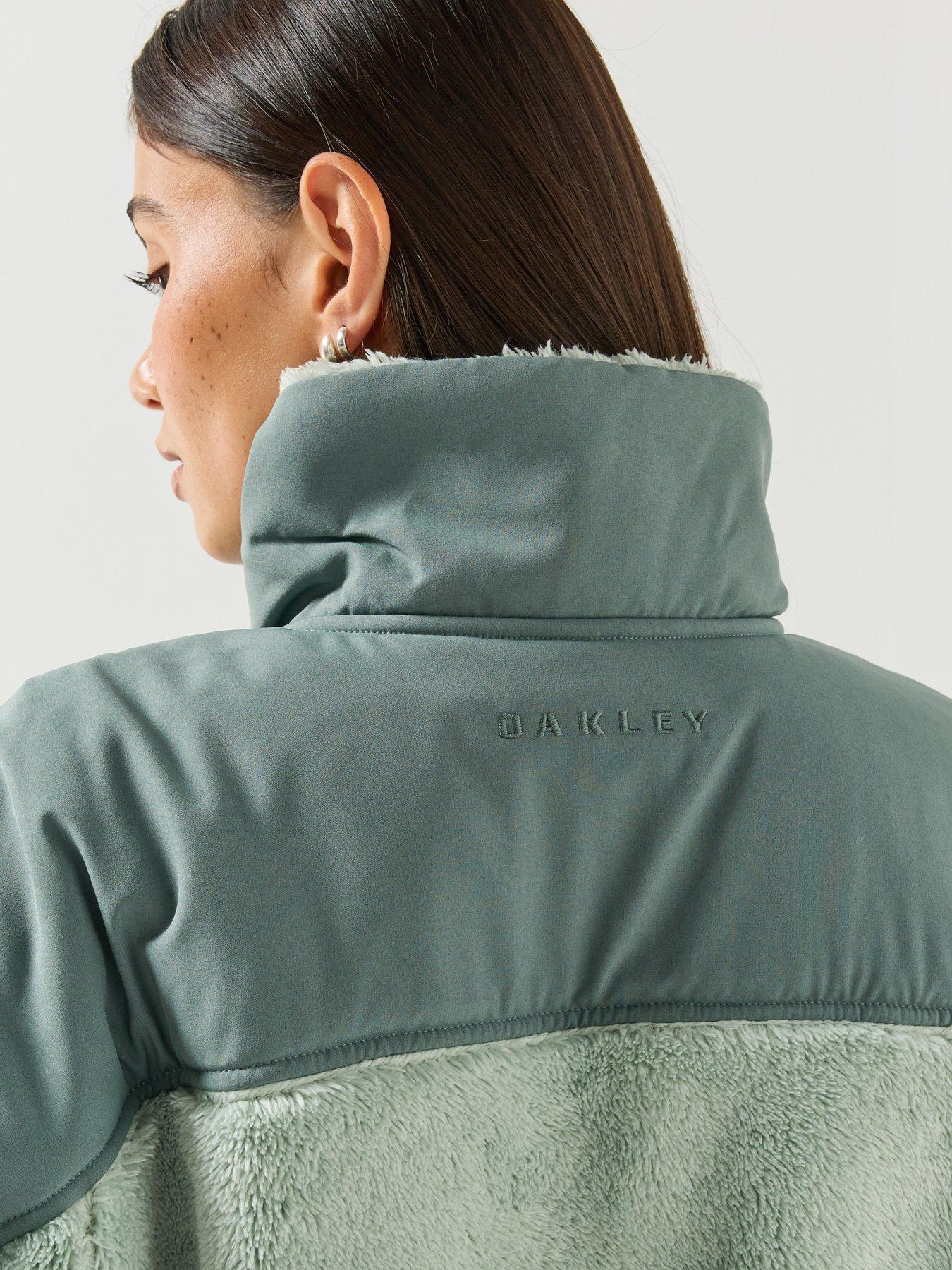Image 5 of 6 of Oakley Womens Mountain Fire Sherpa Fleece - Green