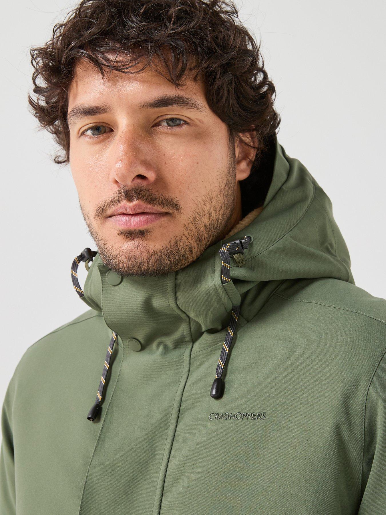 Image 4 of 6 of Craghoppers Mens Agnar Waterproof Insulated Jacket - Green
