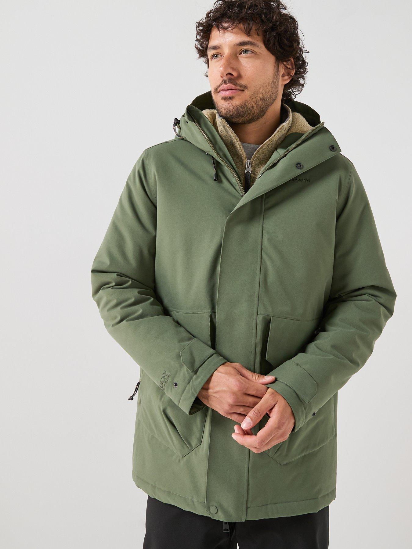Image 5 of 6 of Craghoppers Mens Agnar Waterproof Insulated Jacket - Green
