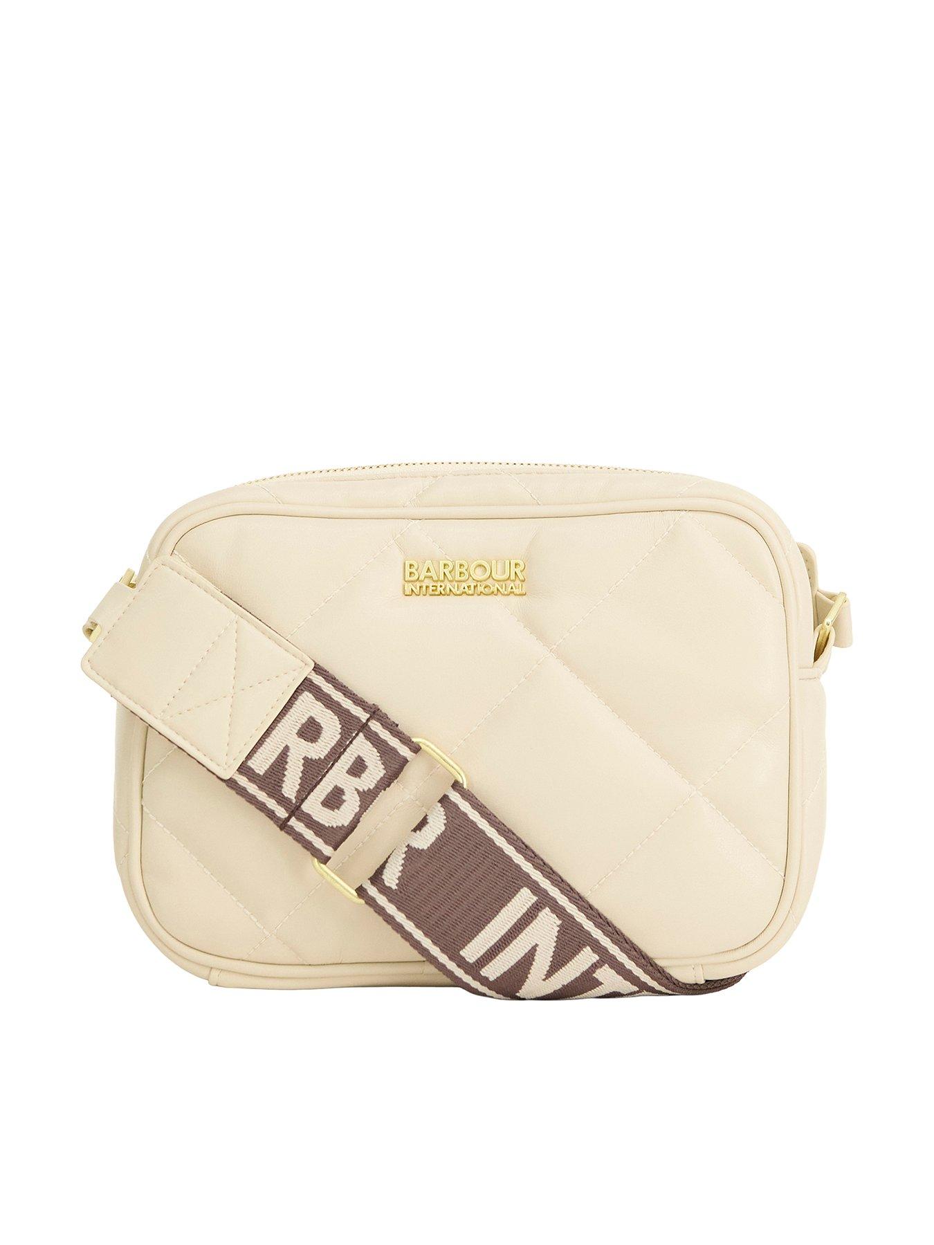 Barbour International Soft Quilt Sloan Crossbody Bag - Cream