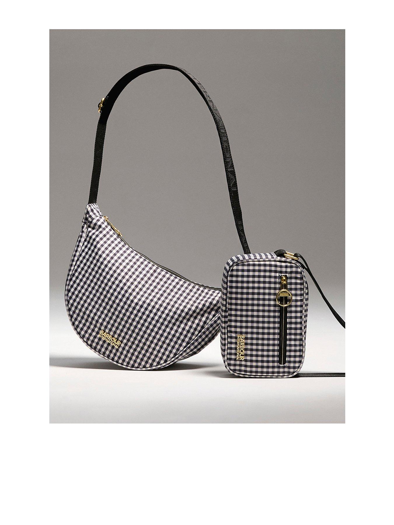 Image 1 of 4 of Barbour International Faux Fur Crossbody Bag