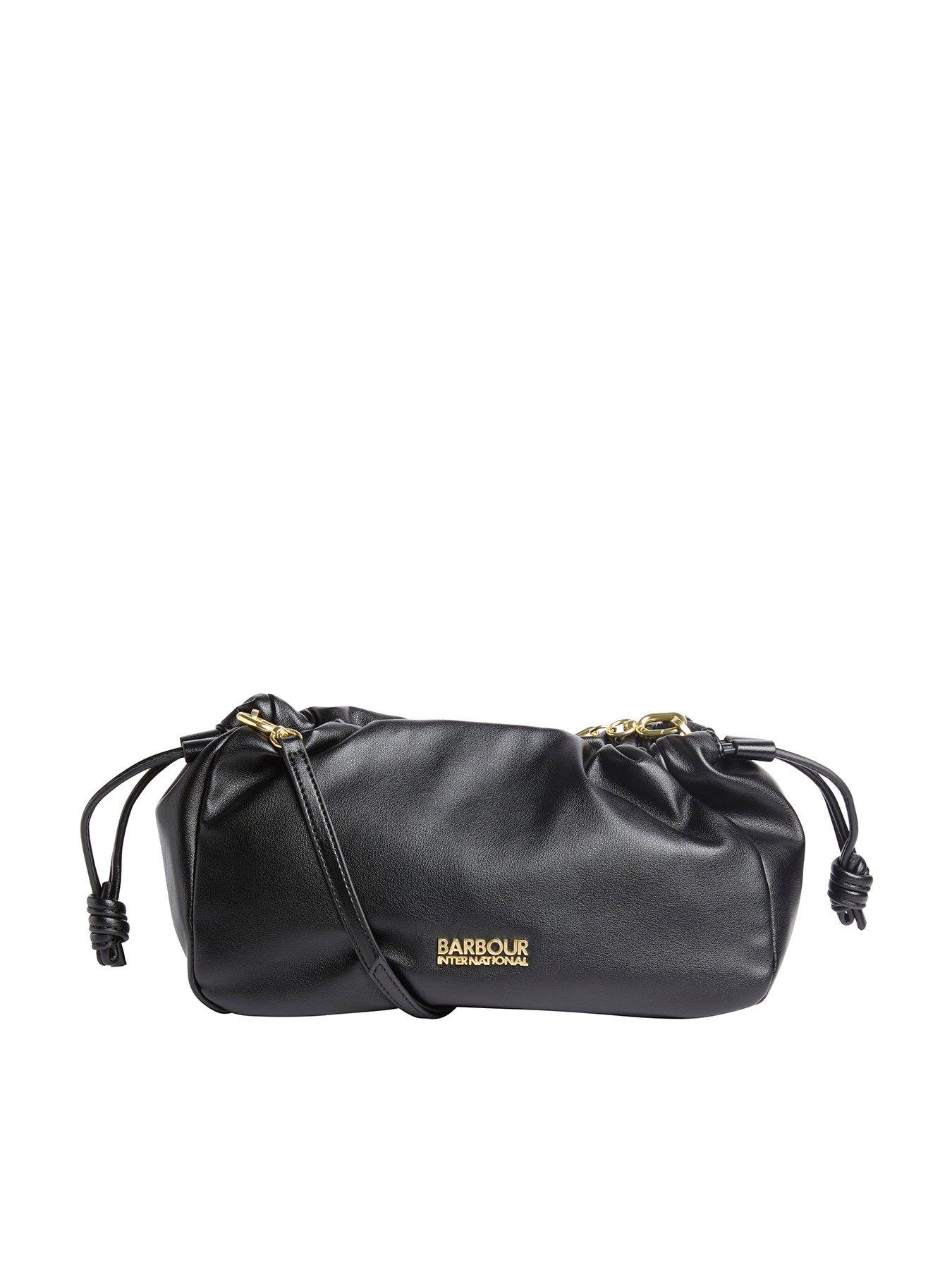 Barbour International Soft Drawcord Shoulder Bag