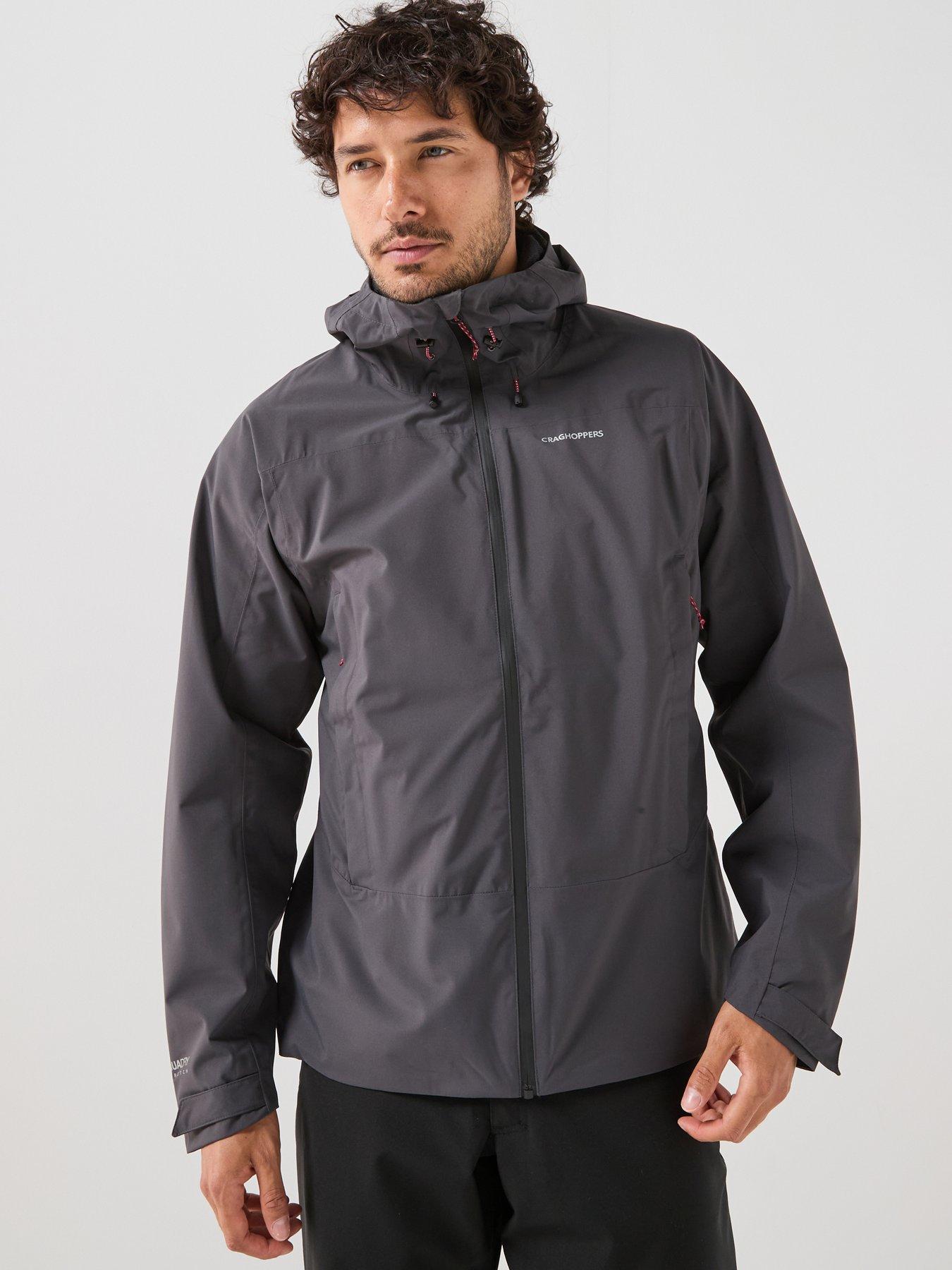 Craghoppers Mens Ponsa Waterproof Shell Jacket-grey
