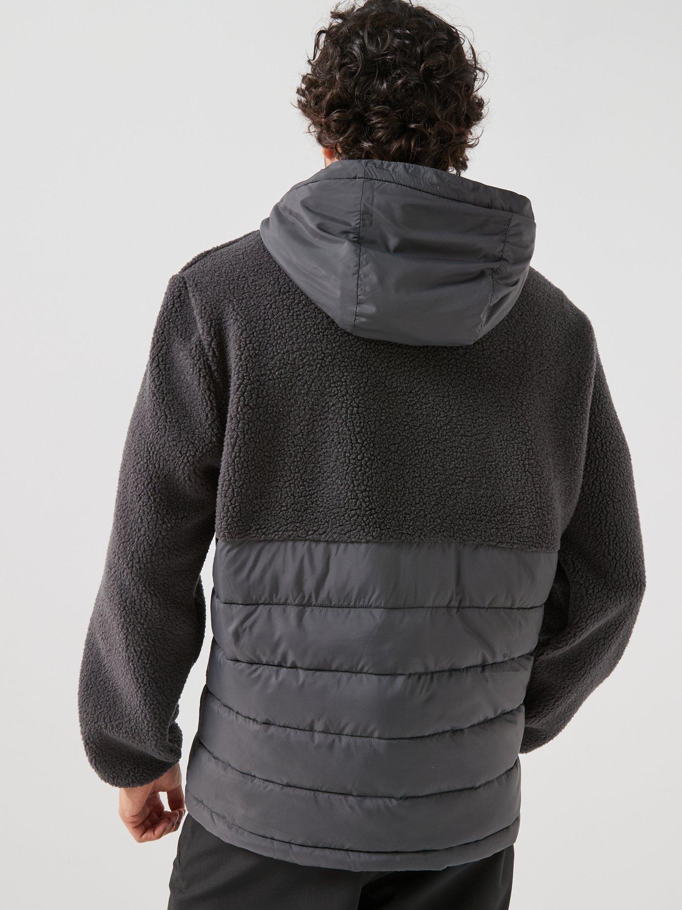 Image 2 of 6 of Craghoppers Mens Jakob Hooded Hybrid Fleece Jacket -grey