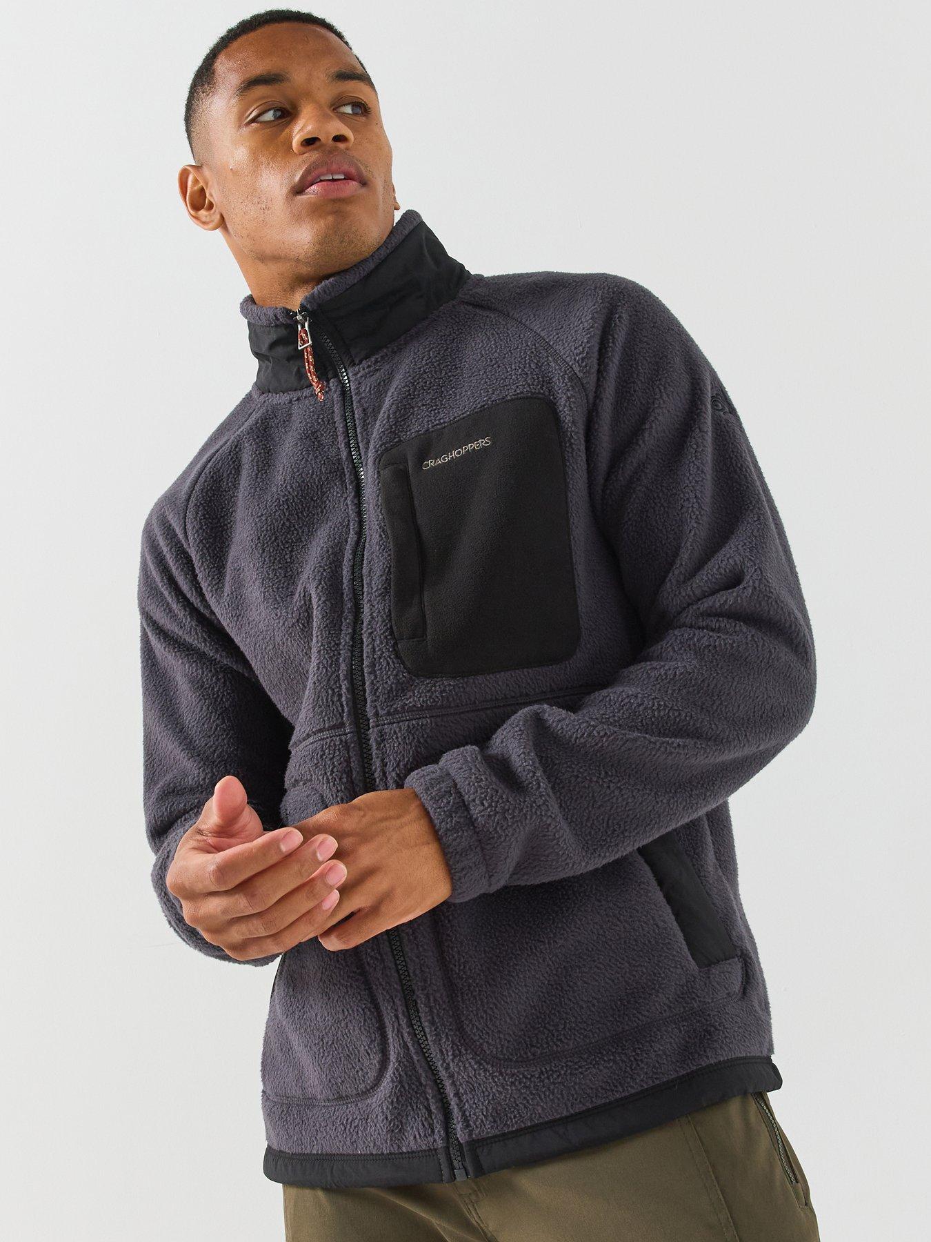 Image 1 of 6 of Craghoppers Mens Full Zip High Neck Fleece Jacket - Grey