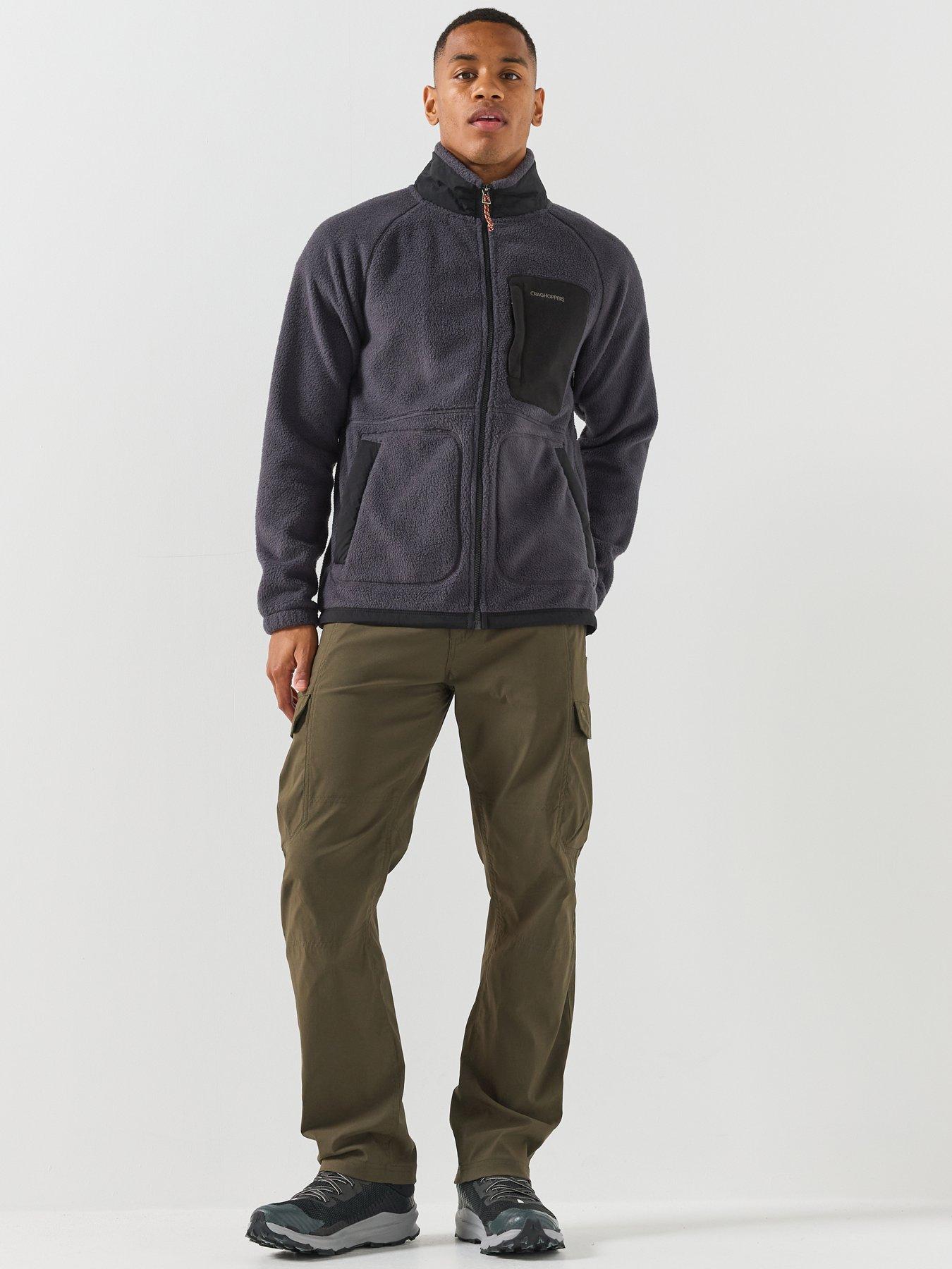 Image 3 of 6 of Craghoppers Mens Full Zip High Neck Fleece Jacket - Grey
