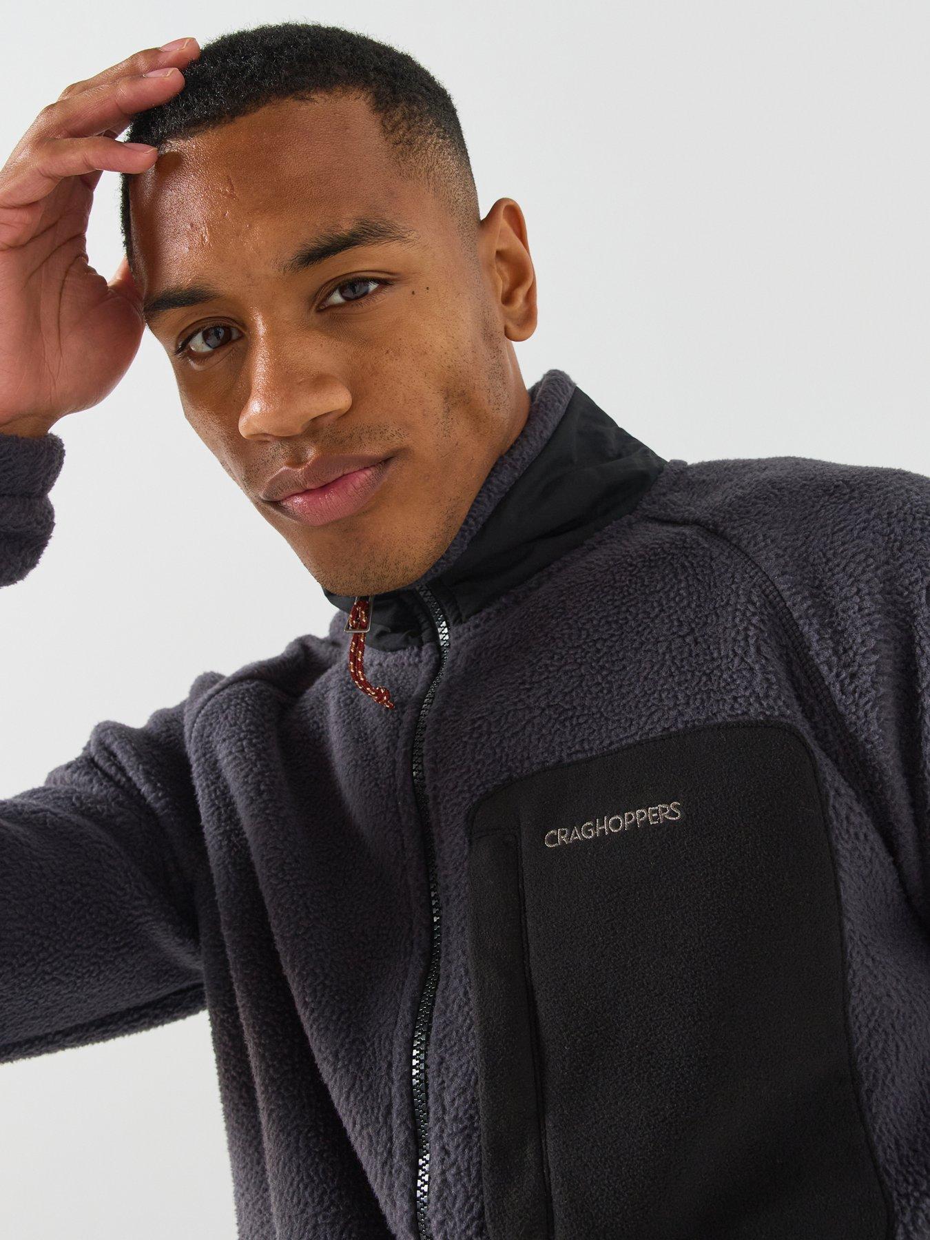 Image 4 of 6 of Craghoppers Mens Full Zip High Neck Fleece Jacket - Grey