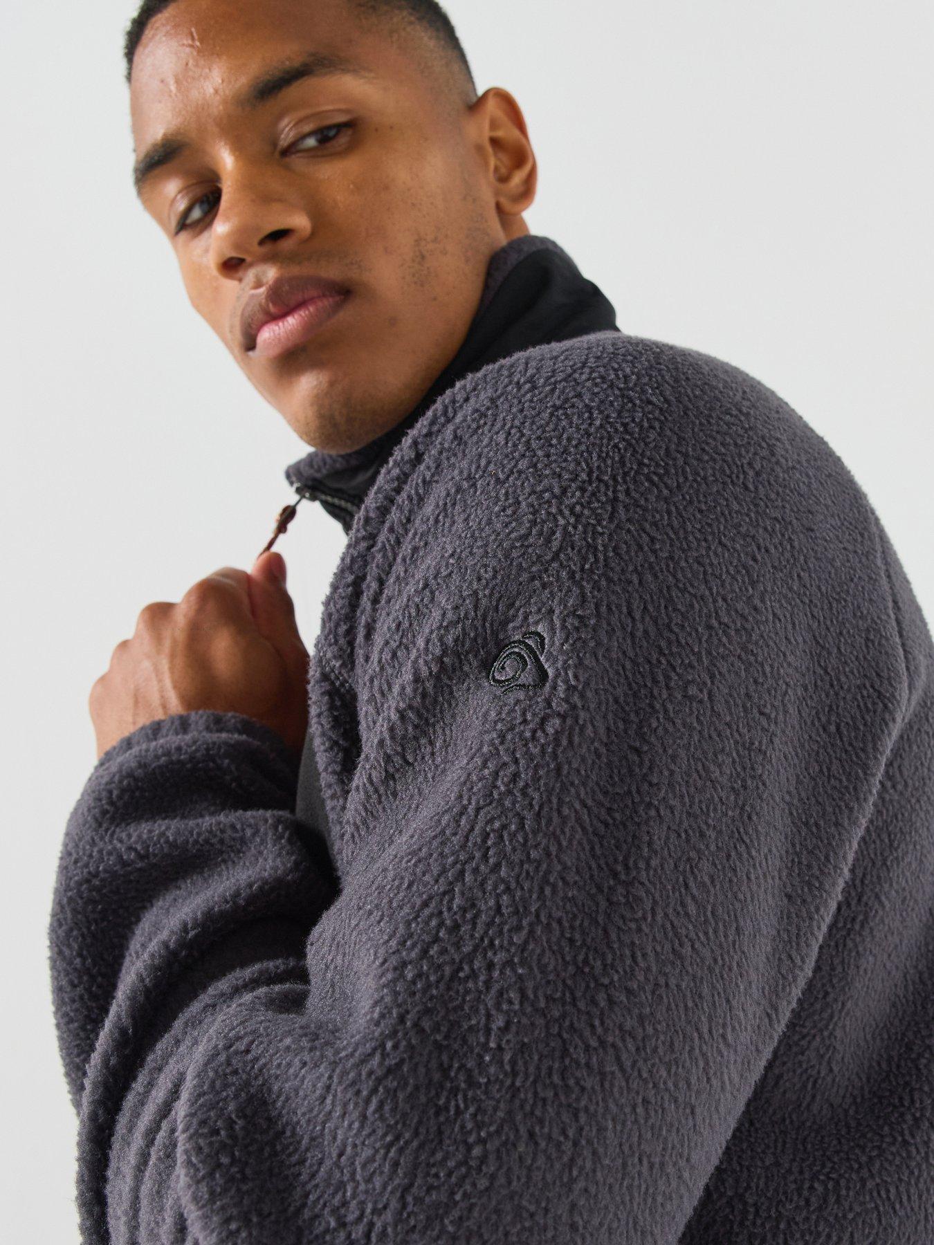 Image 5 of 6 of Craghoppers Mens Full Zip High Neck Fleece Jacket - Grey