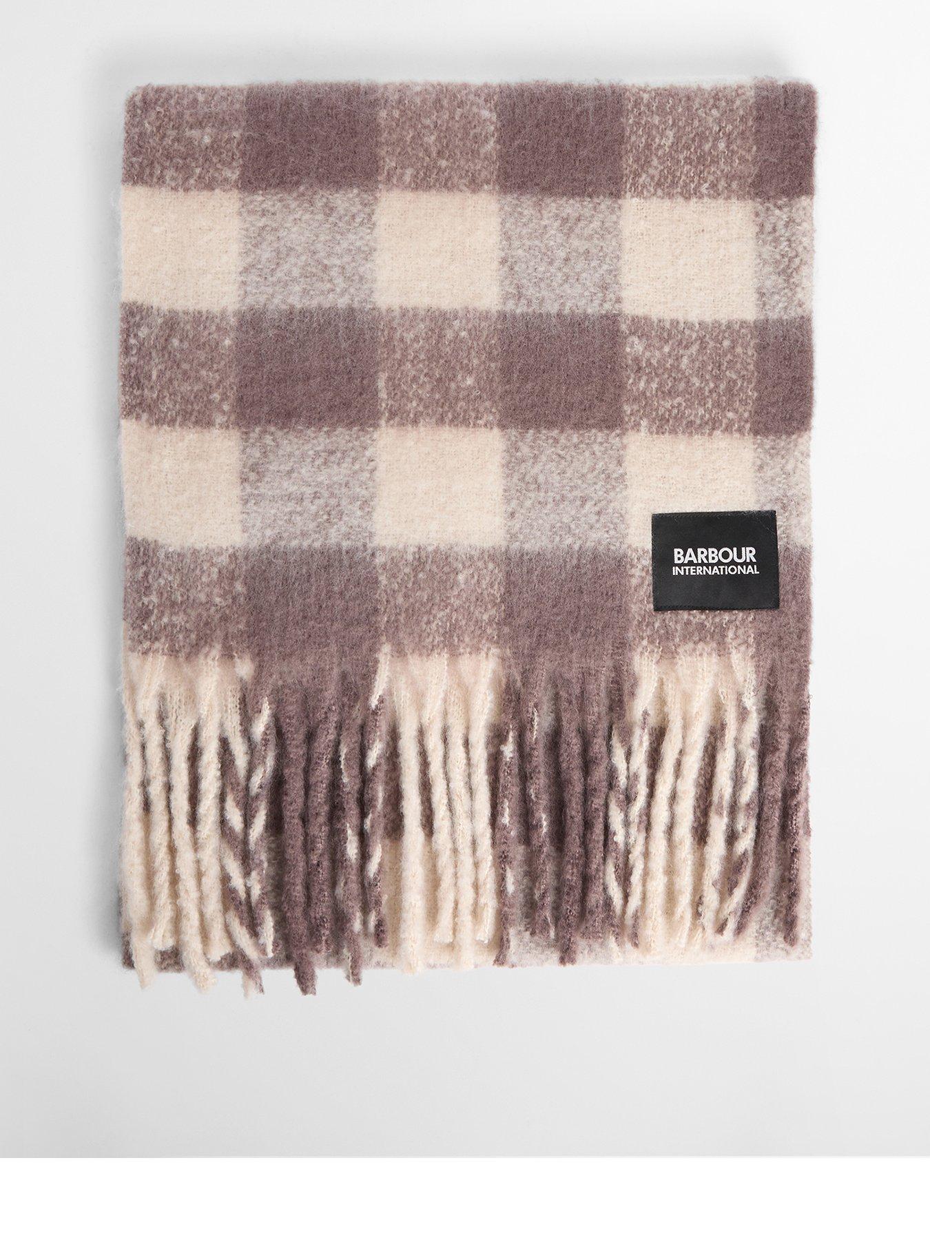 Barbour International Branton Gingham Scarf - Brown