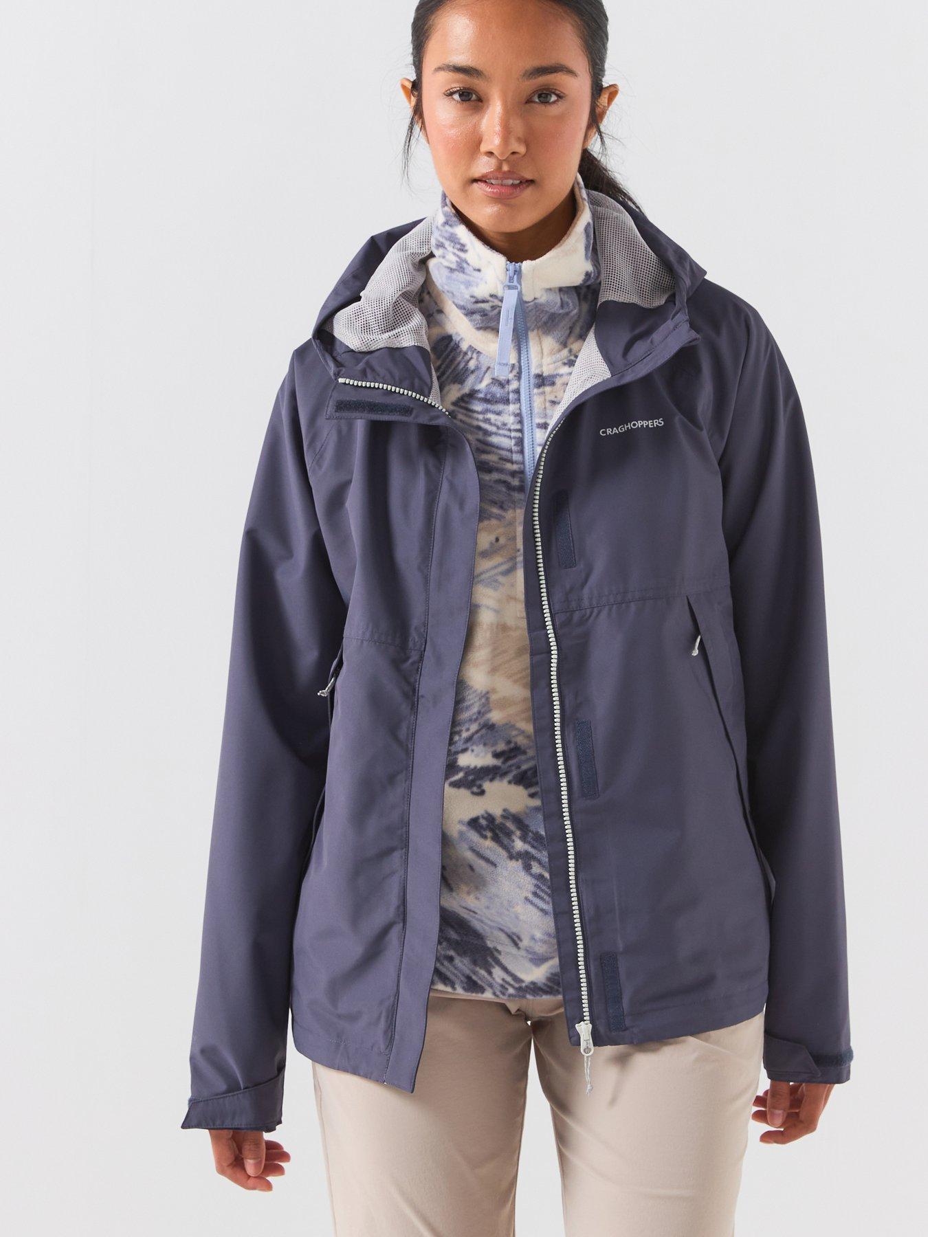 Craghoppers Womens Ossus Duke Of Edinburgh Waterproof Shell Jacket -grey