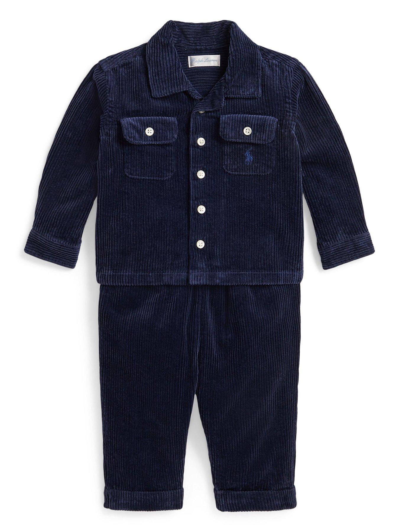 Polo Ralph Lauren Baby Boys Woven Set - Navy