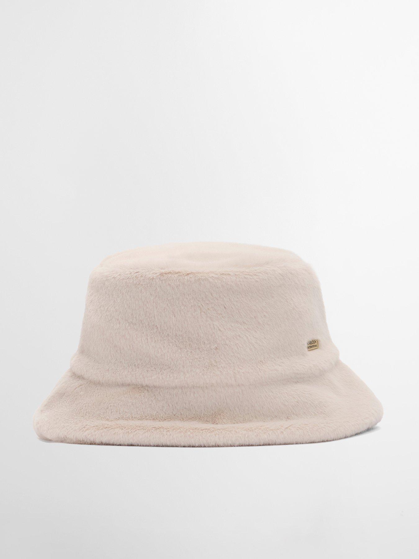 Image 1 of 3 of Barbour International Cyrus Faux Fur Bucket Hat - Nutmeg