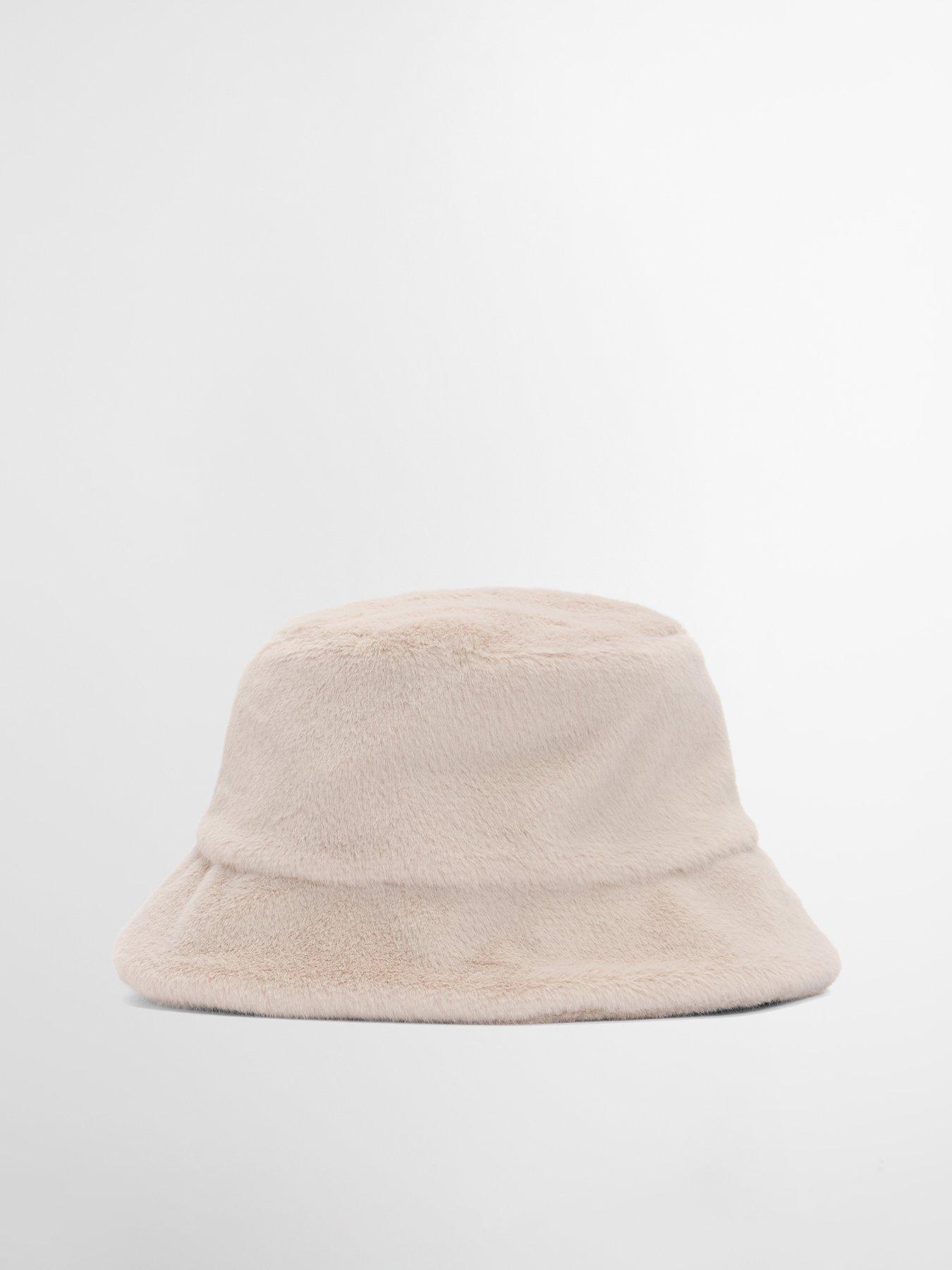 Image 2 of 3 of Barbour International Cyrus Faux Fur Bucket Hat - Nutmeg