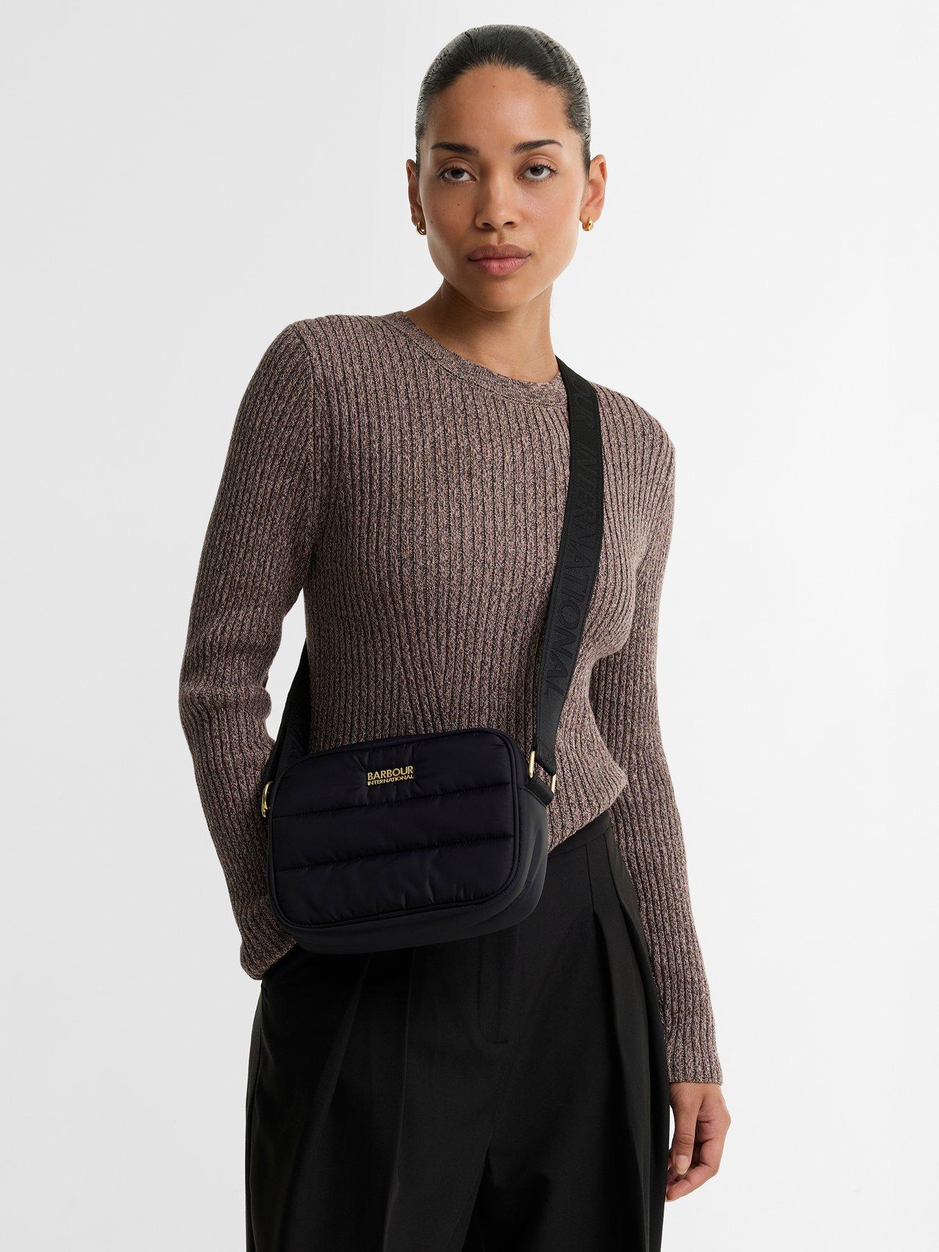 Image 2 of 2 of Barbour International Monaco Baffle Quilt Crossbody Bag