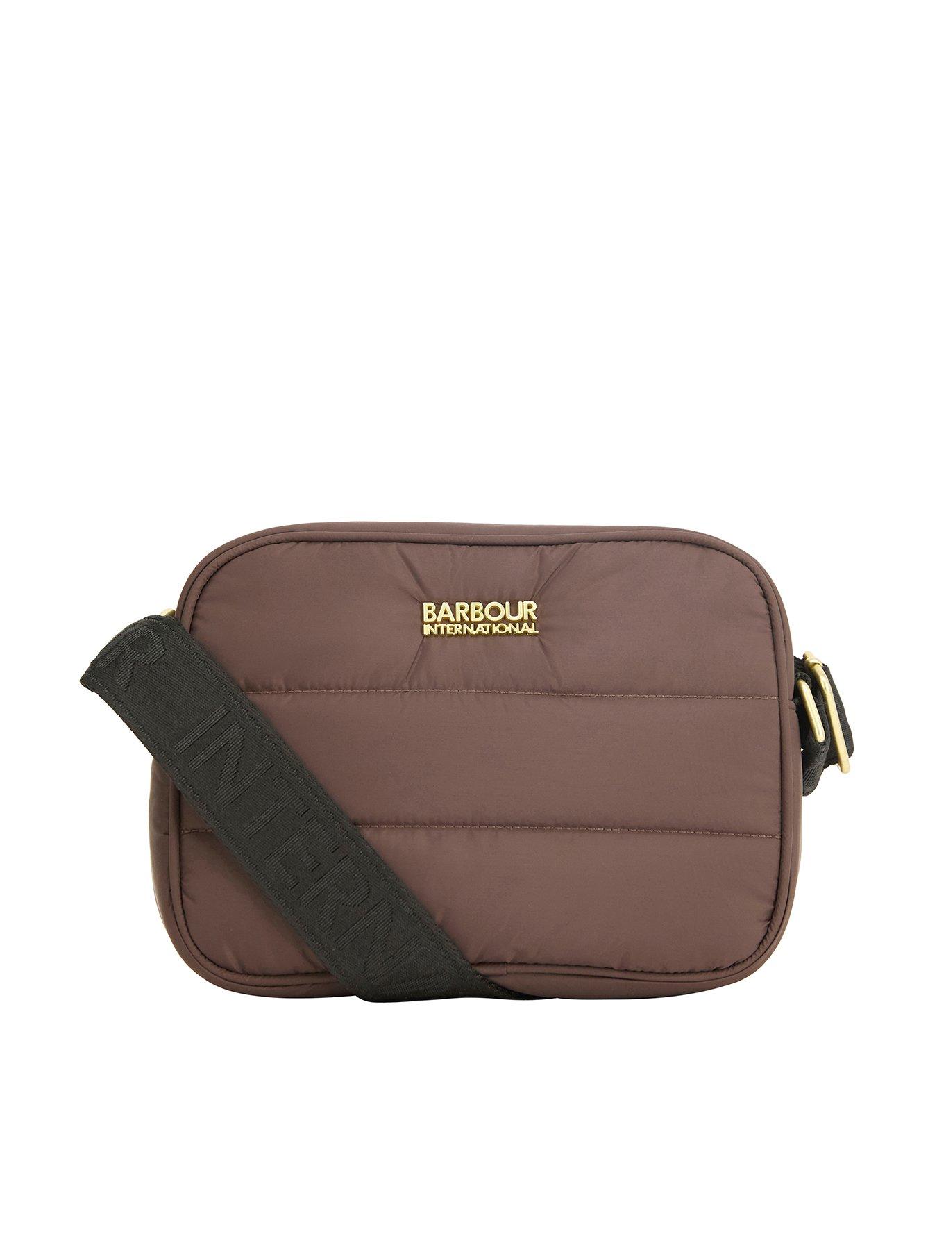 Image 1 of 4 of Barbour International Monaco Baffle Quilt Crossbody Bag