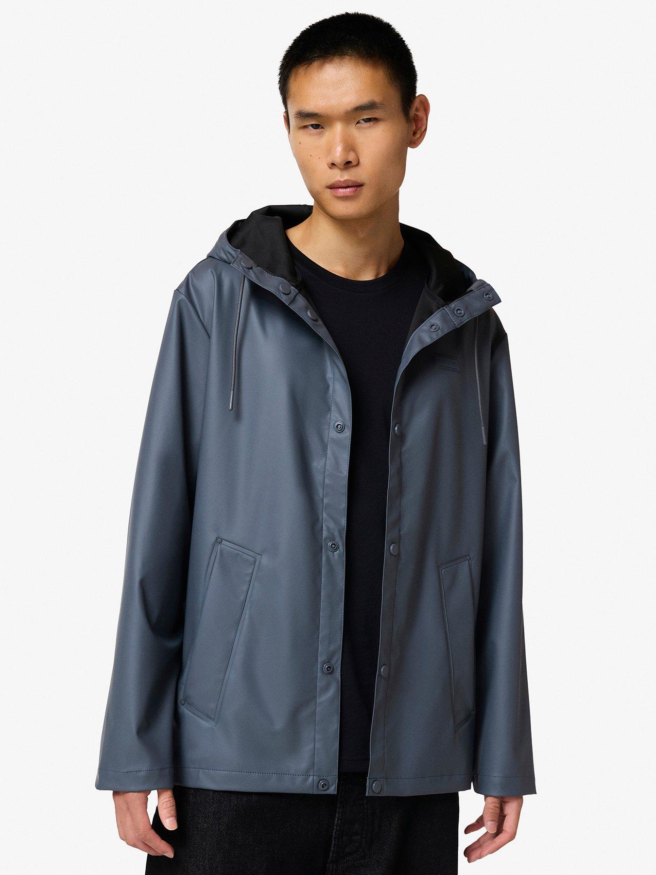 Image 1 of 6 of Hunter Mens Izzy Pu Hooded Jacket