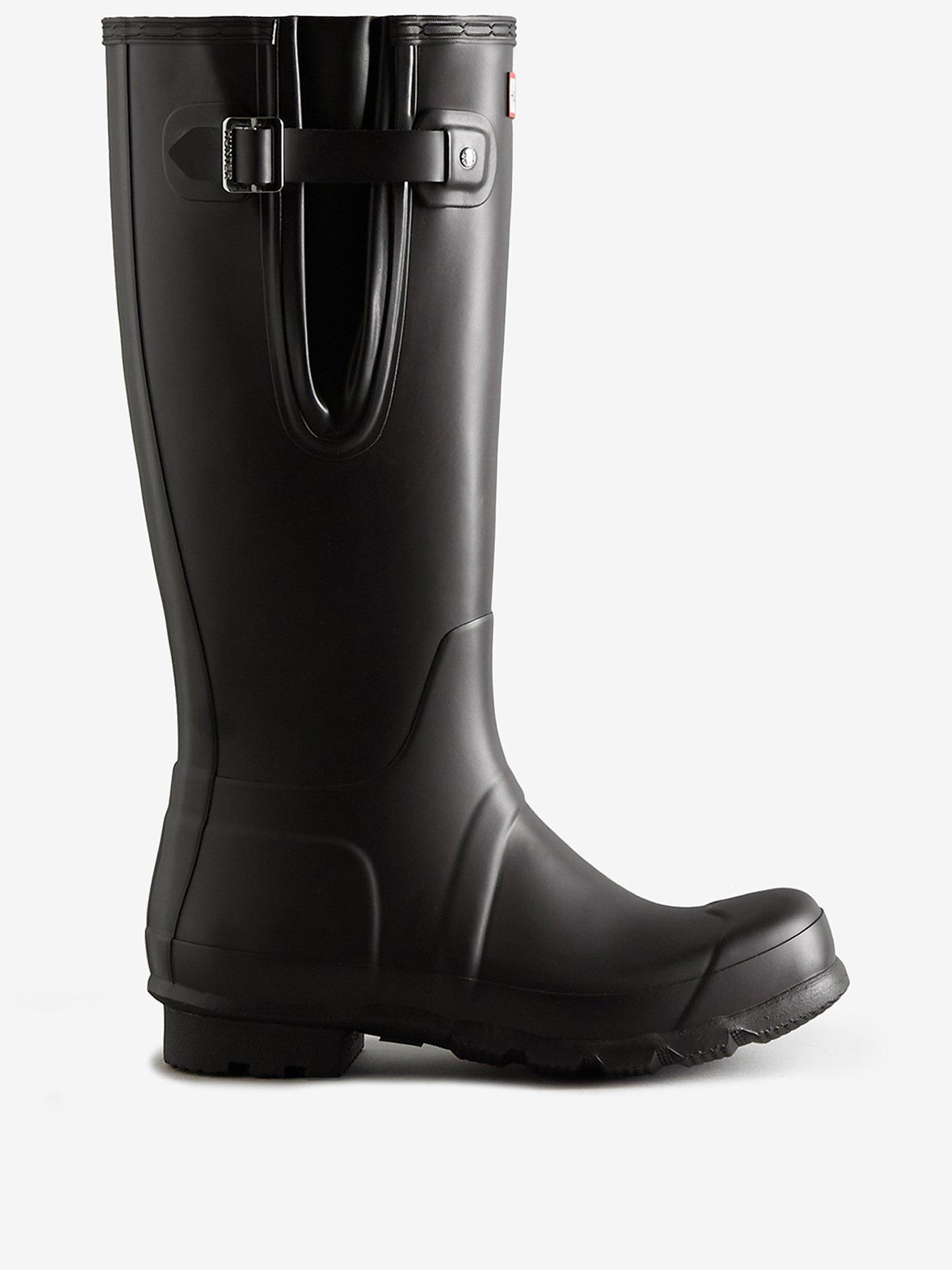 Image 2 of 4 of Hunter Mens Original Tall Side Adjustable Boot - Black
