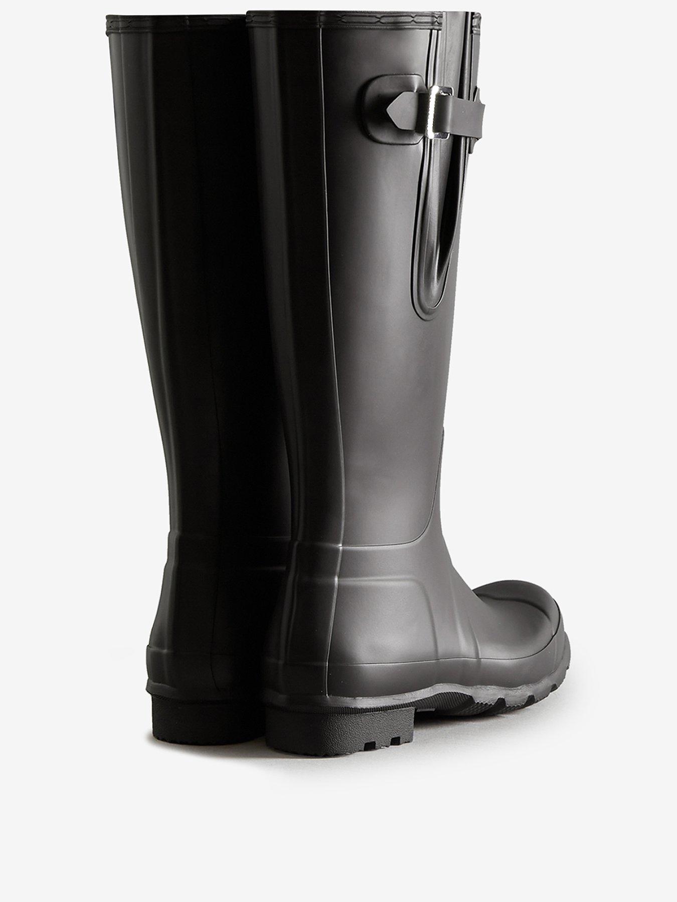 Image 3 of 4 of Hunter Mens Original Tall Side Adjustable Boot - Black