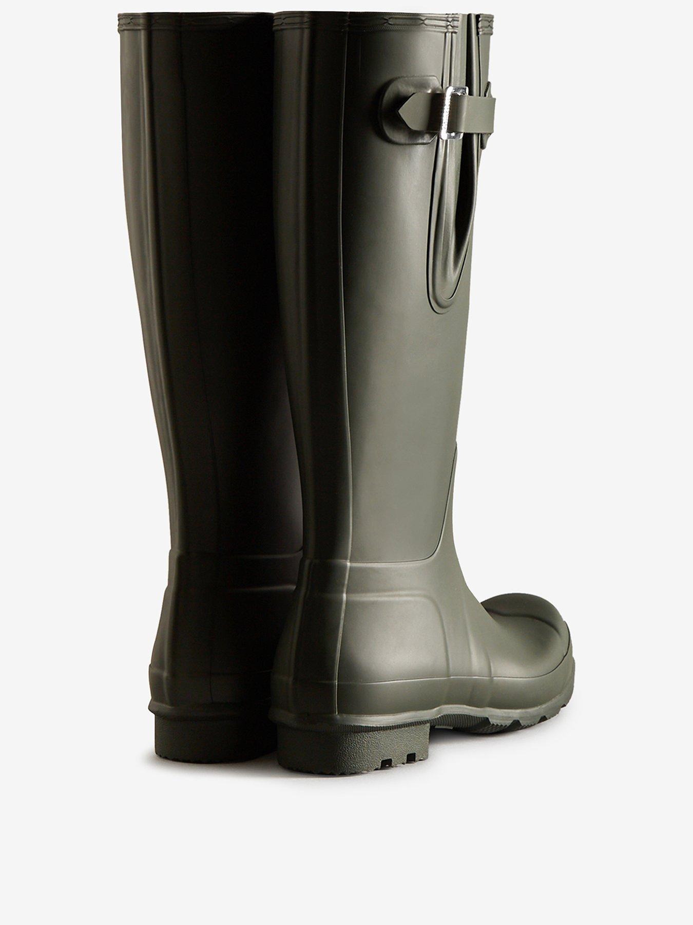 Image 3 of 4 of Hunter Mens Original Tall Side Adjustable Boot - Green