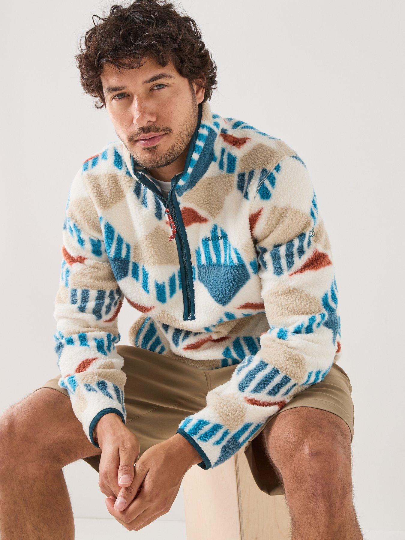 Image 4 of 6 of Craghoppers Mens Tatton Ii Half Zip Fleece -blue