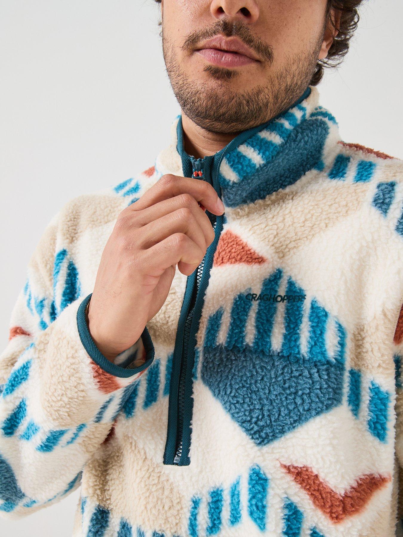 Image 5 of 6 of Craghoppers Mens Tatton Ii Half Zip Fleece -blue