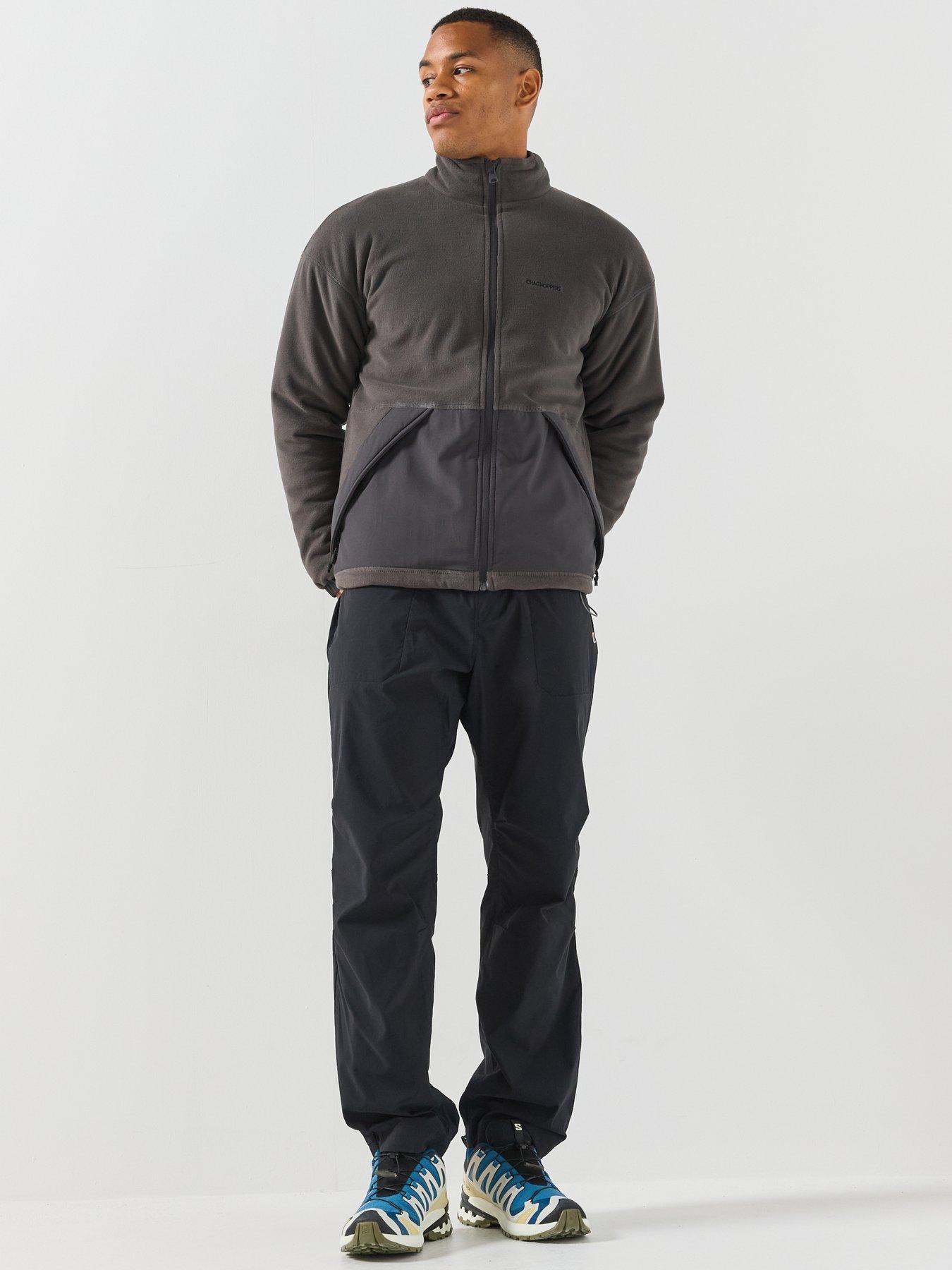 Image 3 of 6 of Craghoppers Mens Leif Full Zip High Neck Fleece Jacket - Grey