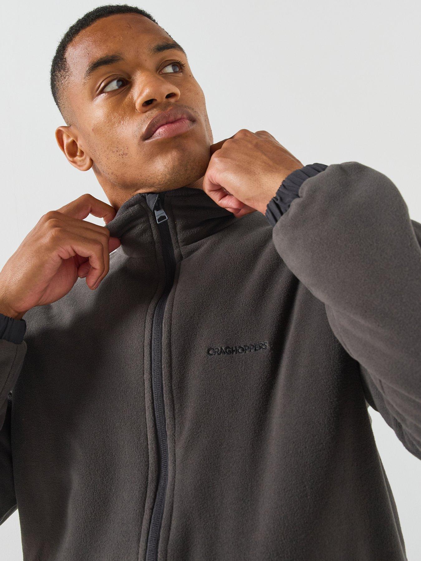 Image 4 of 6 of Craghoppers Mens Leif Full Zip High Neck Fleece Jacket - Grey