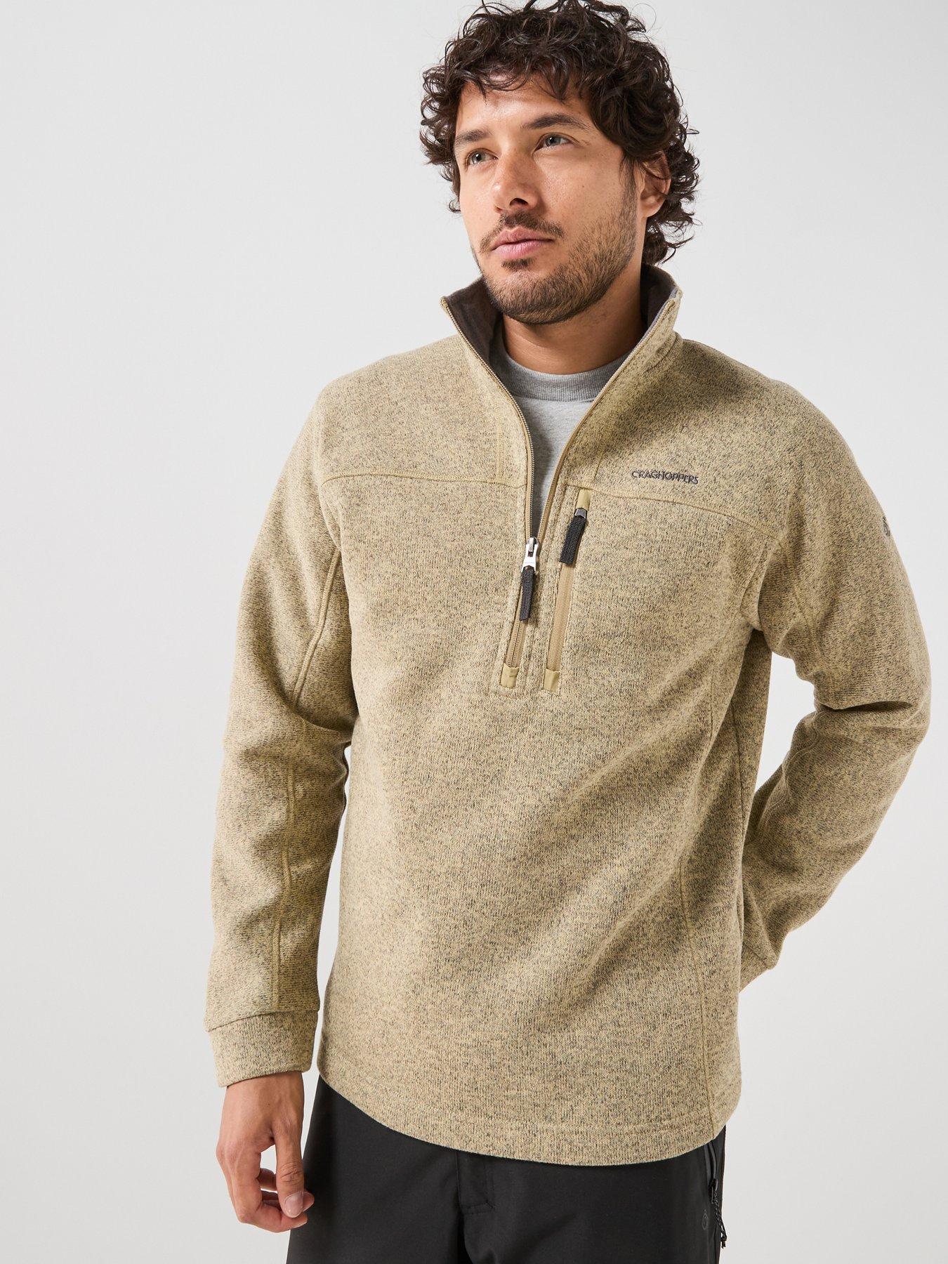 Craghoppers Mens Torney Iii Half Zip Fleece -green