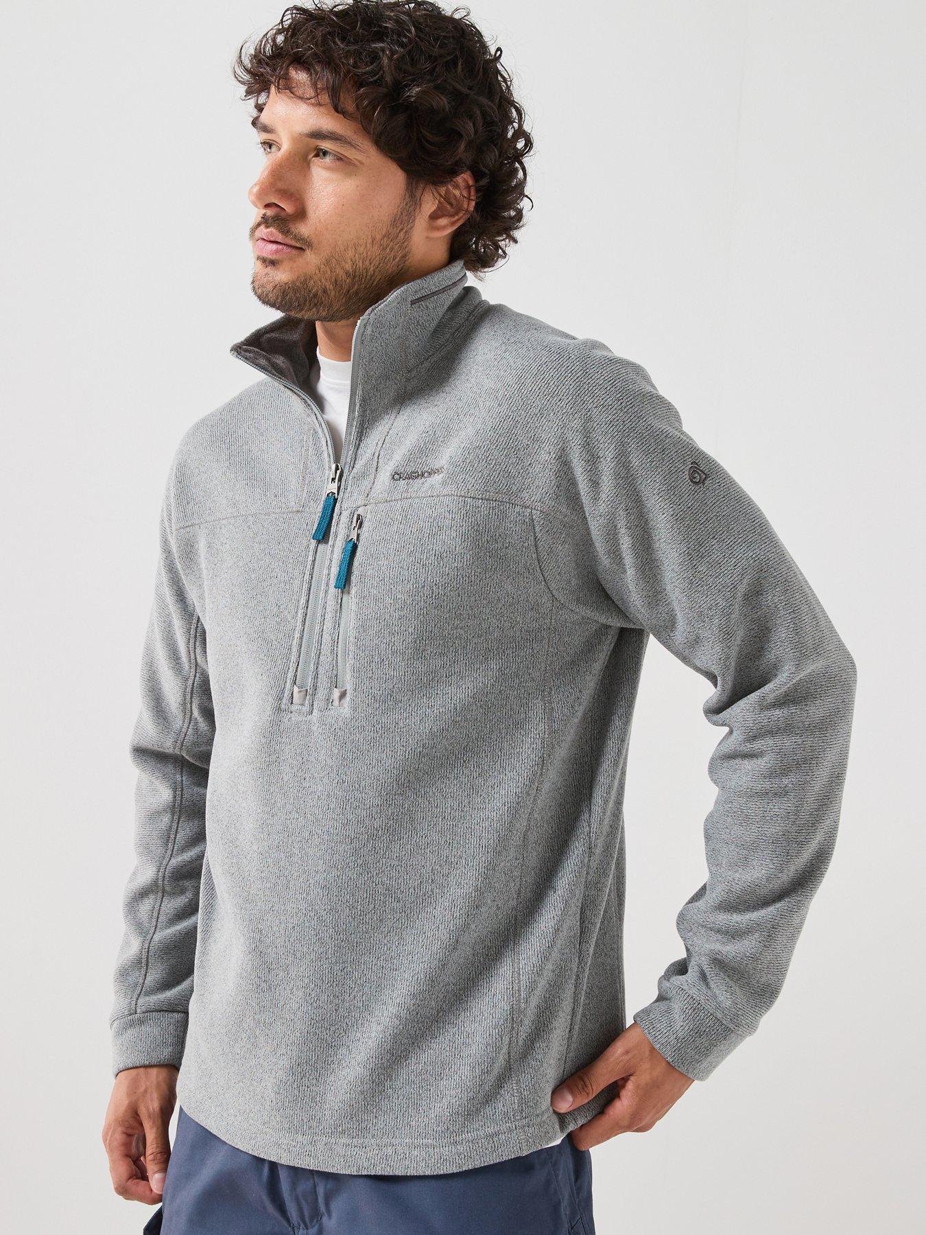 Craghoppers Mens Torney Iii Half Zip Fleece -grey