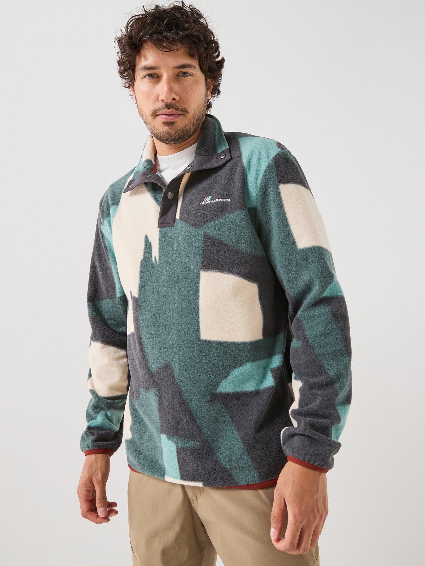 Craghoppers Mens Dewlish Ii Overhead Fleece -green Ridge
