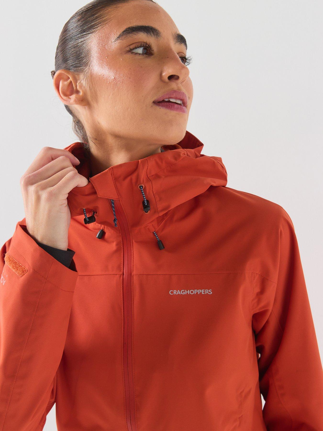 Image 4 of 6 of Craghoppers Womens Zohra Waterproof Shell Jacket -orange