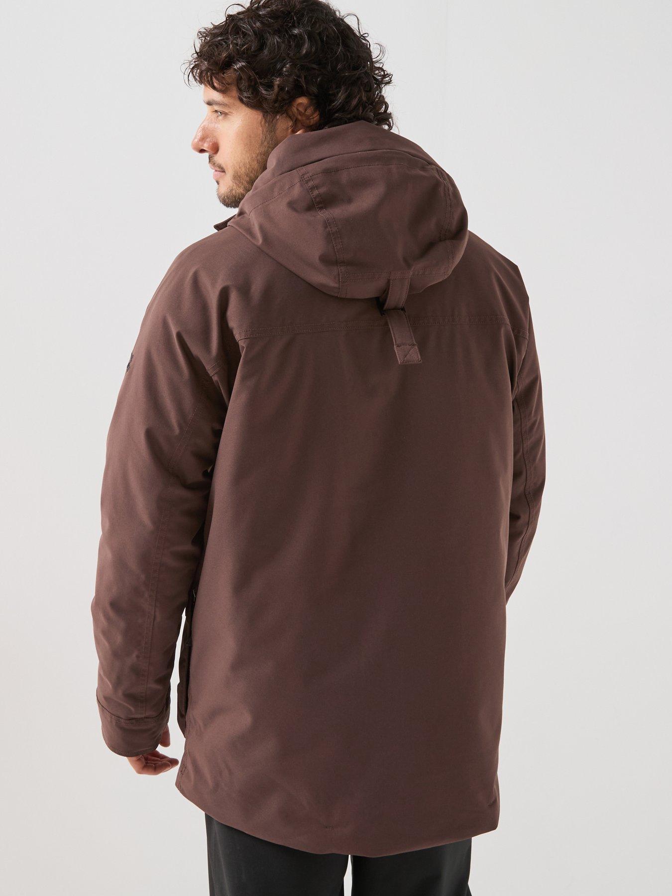 Image 2 of 6 of Craghoppers Mens National Trust Hamps Ii Waterproof Insulated Jacket -brown